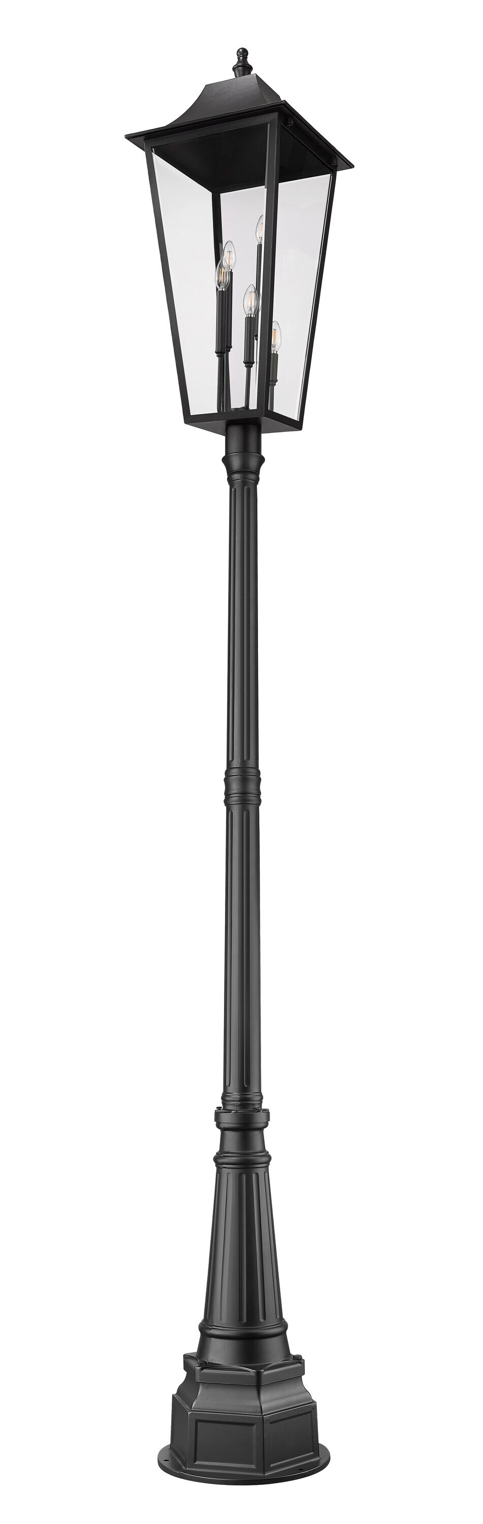 Z-Lite 5008PHXXLR-564P-BK Complete-Post-Lights - View #7