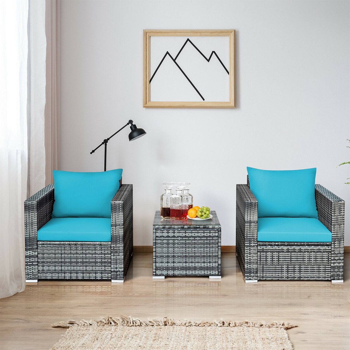 WELLFOR OUG66530TU+ Patio-Conversation-Sets - View #7