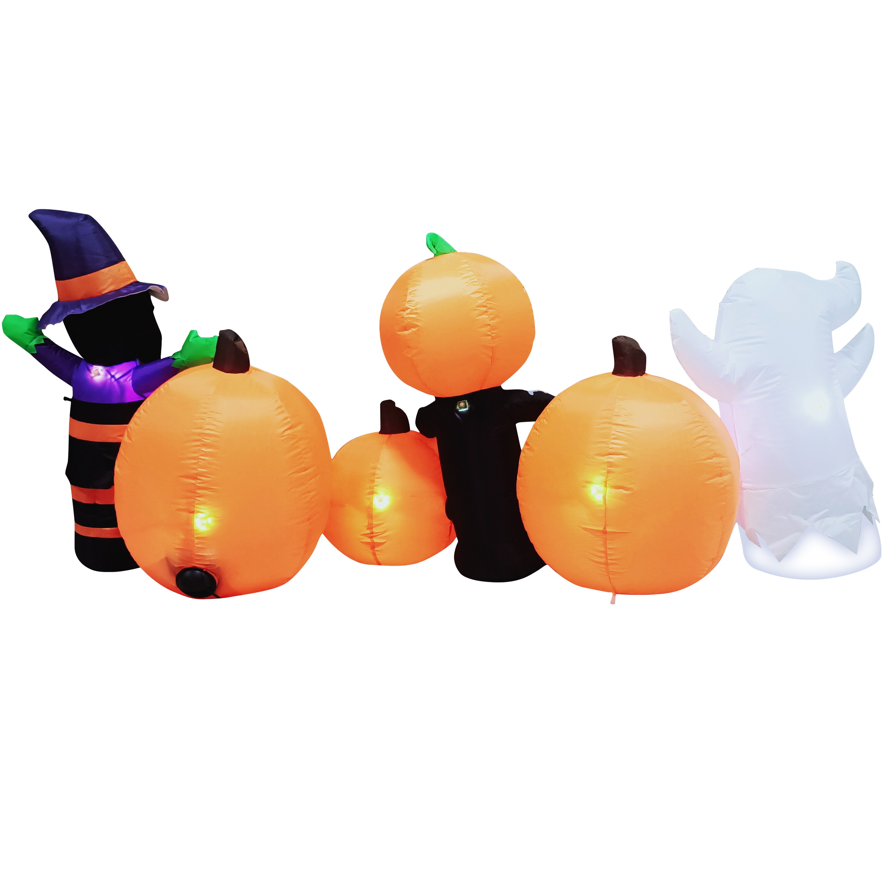 Joiedomi 3 Ft Lighted Pumpkin Inflatable Greeter In The Outdoor