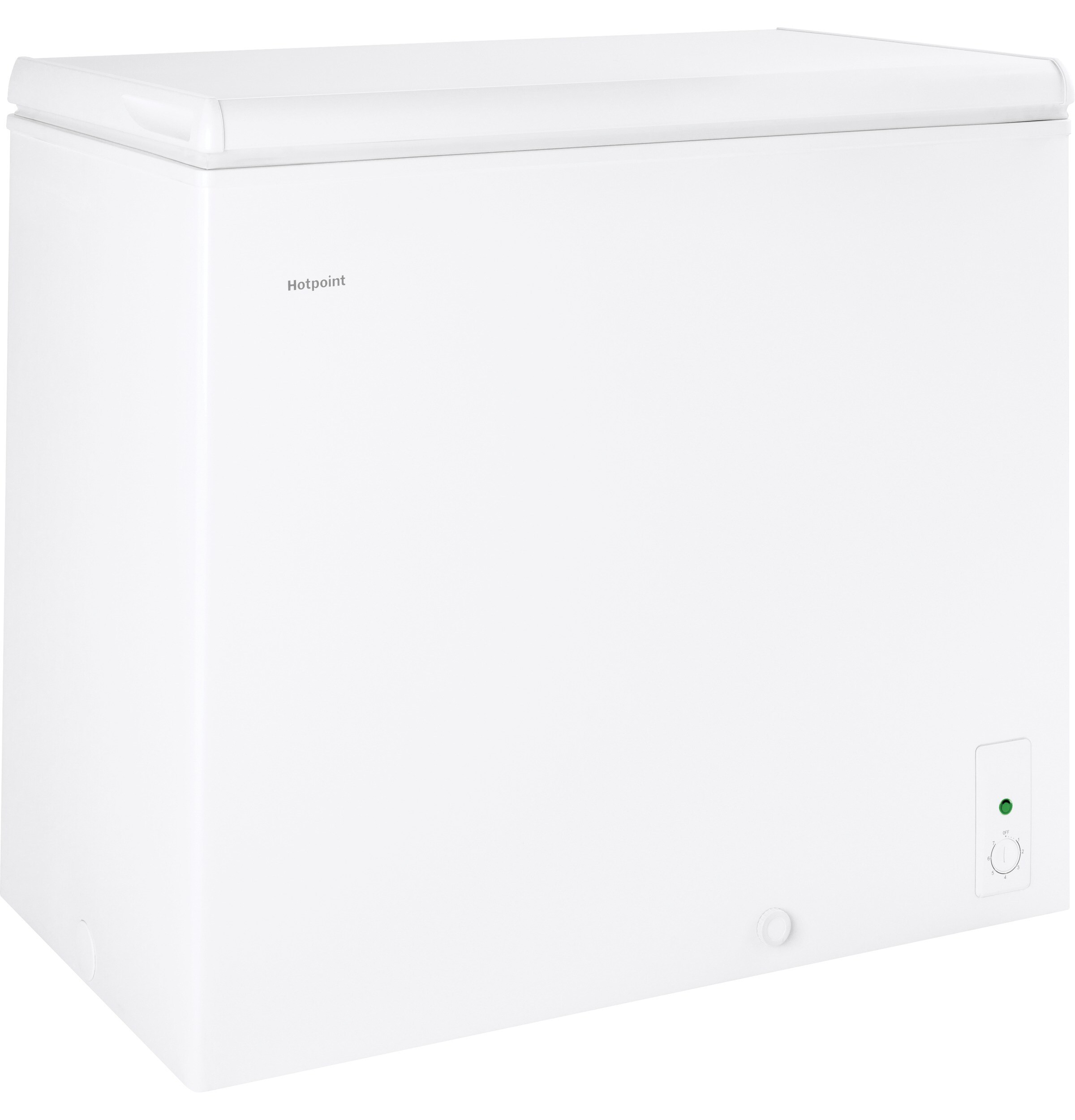 Hotpoint 7.1-cu ft Manual Defrost Chest Freezer (White) in the Chest  Freezers department at