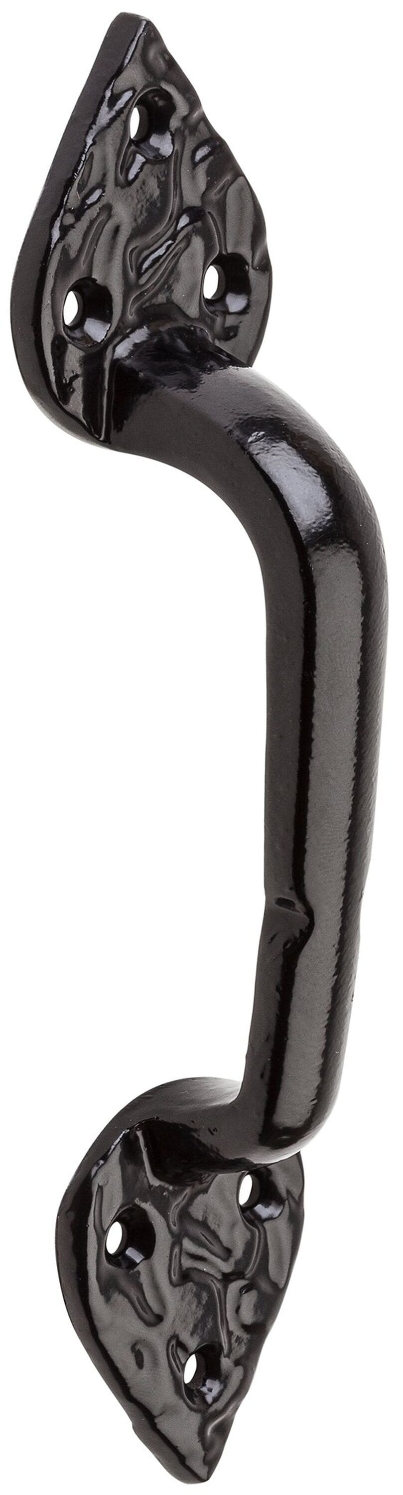 National Hardware N109-023 V8 Spear Gate Pull Black #N109023