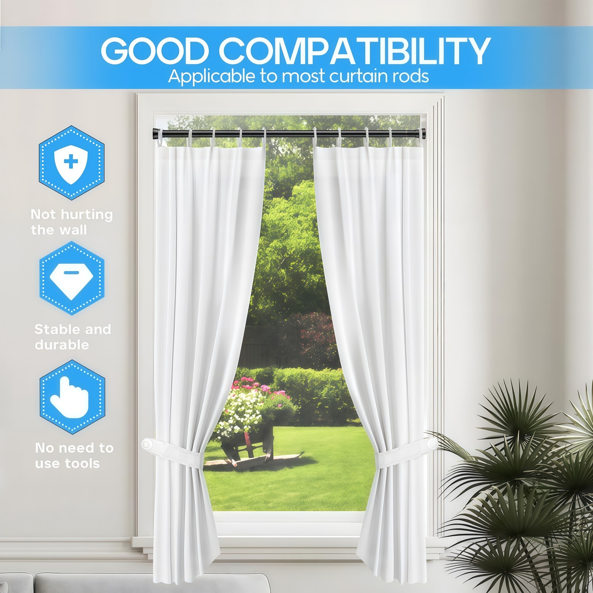 Numhew NHWILL8796 Shower-Rods - View #4