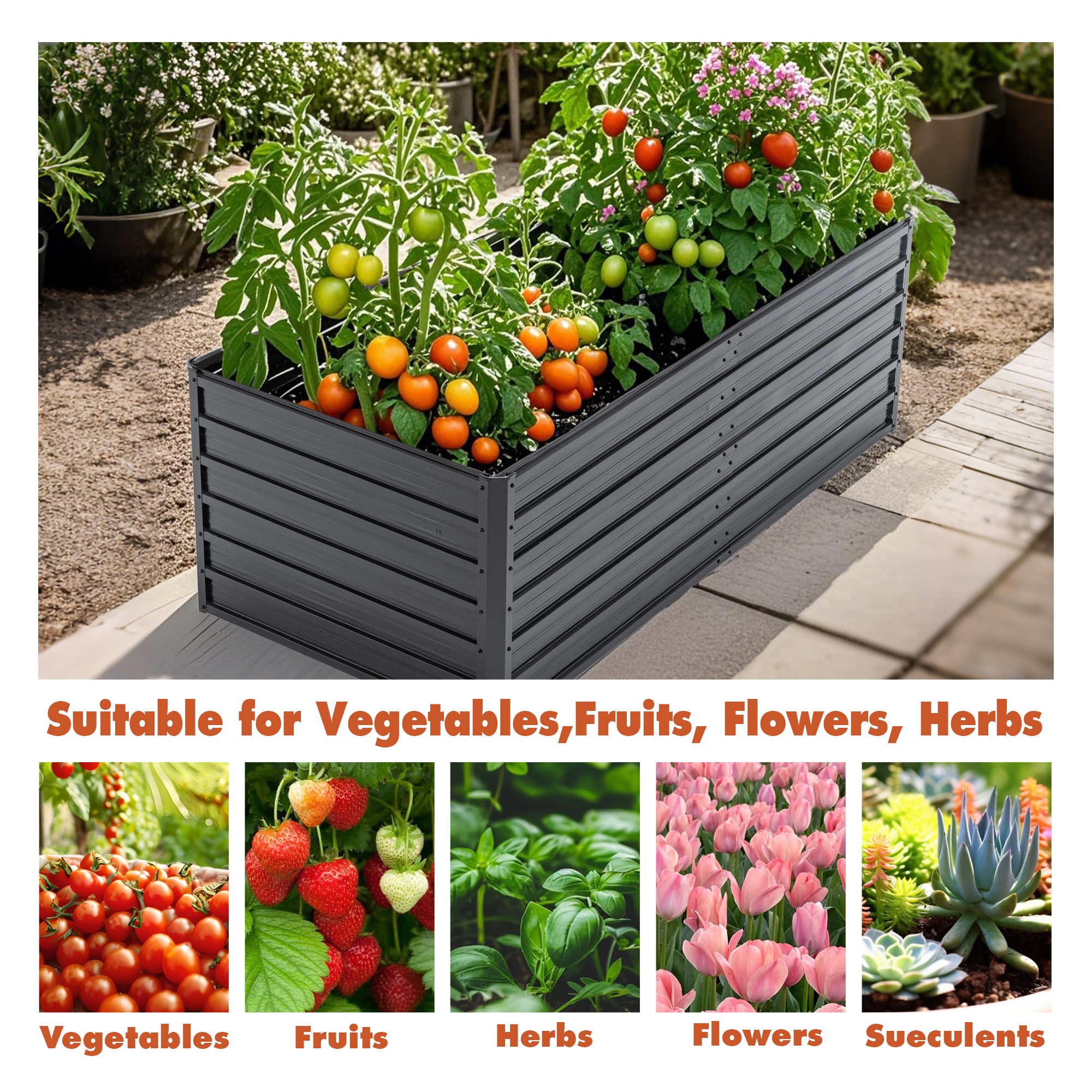 Vorene J-0381CAOPJL4F Raised-Garden-Beds - View #4