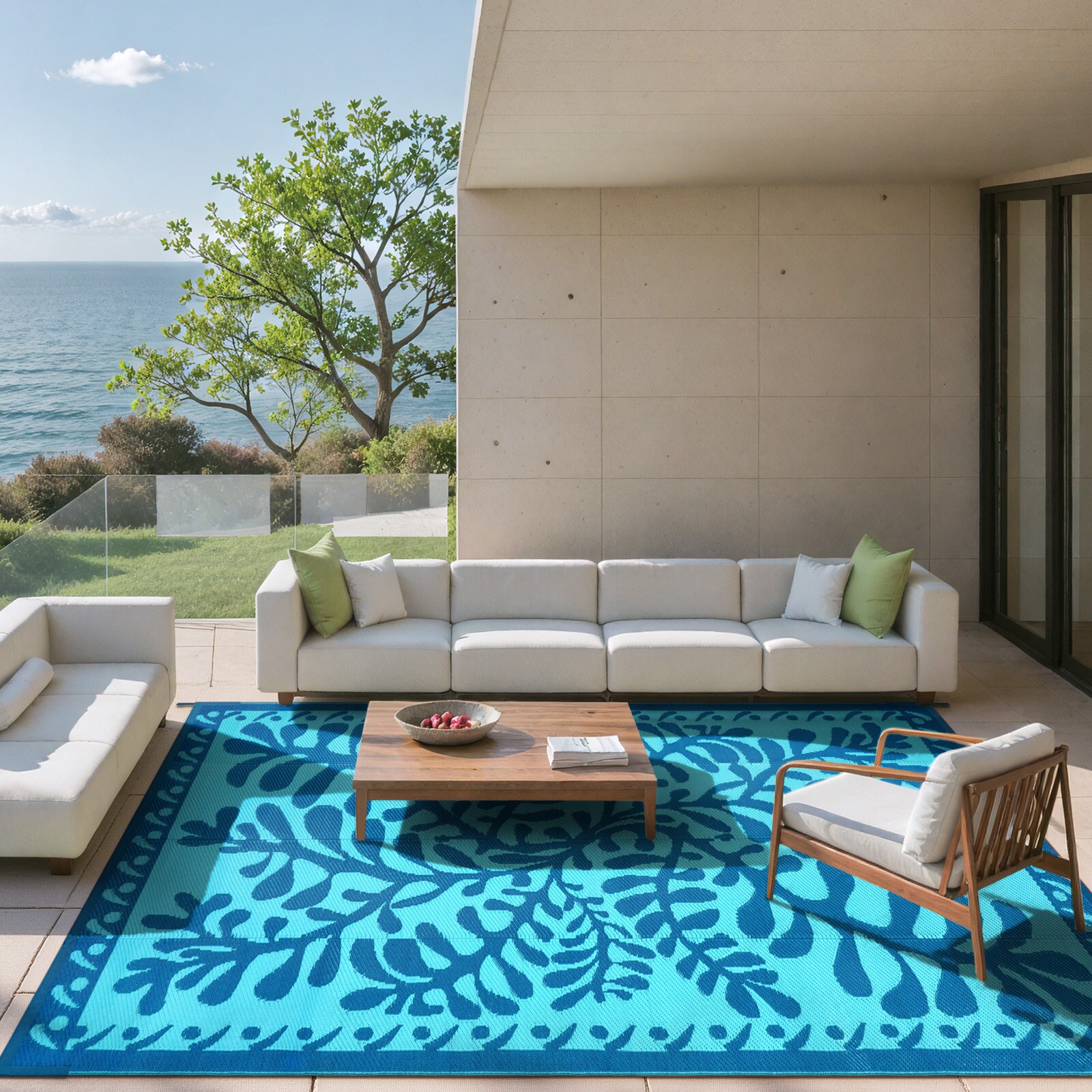 Lahome OR-PP-039-BL1 rugs - View #3