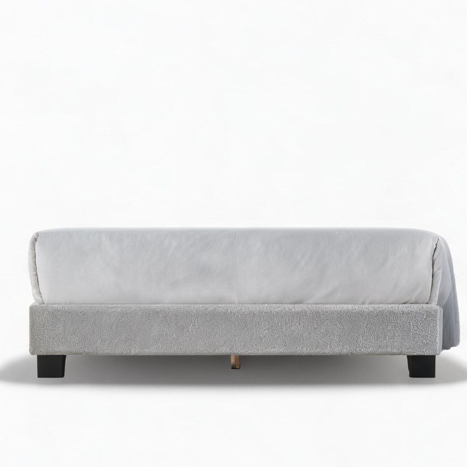 sunjurt Beds and Frames And - Full Bed Frame with Channel Tufted LED ...