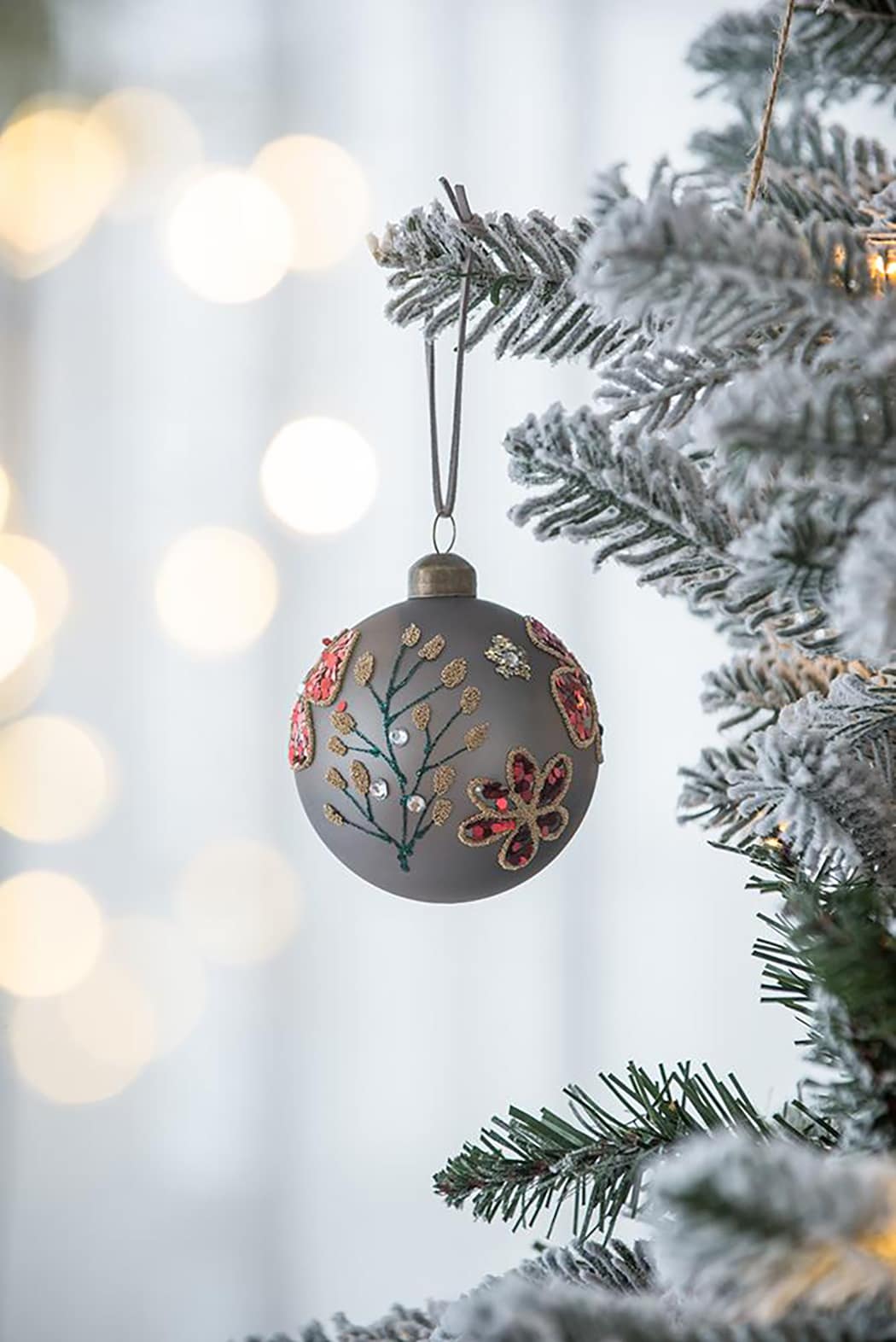 LOVMOR D3in Christmas Ball Ornaments Glass Decorative Hanging Ball Christmas Tree Ornaments for Holiday Party Decorations Set of 12