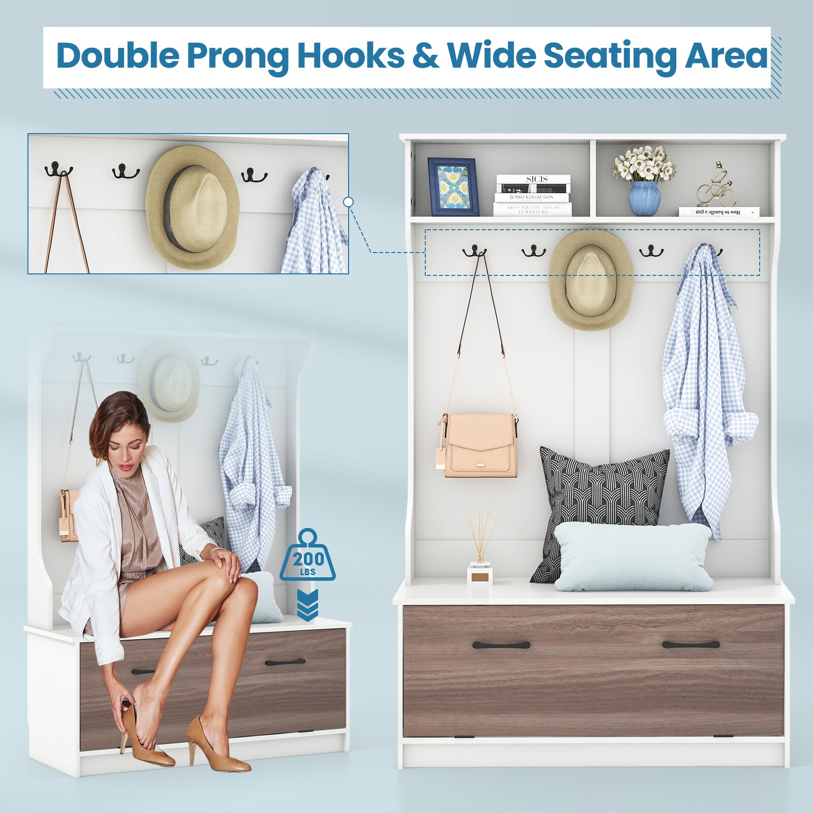 Slickblue D-CO-HW84401UH Coatrack-Stands-Pedestals - View #5