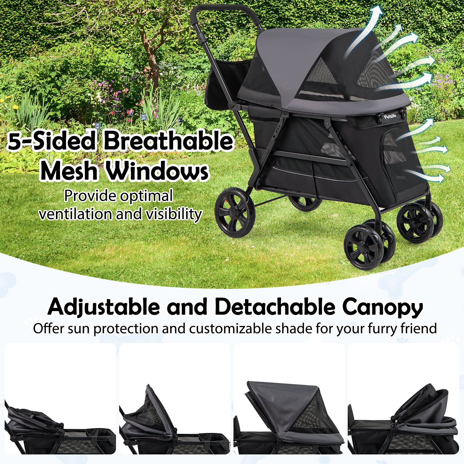 Slickblue D-CO-GB50101WP Pet-Strollers - View #6