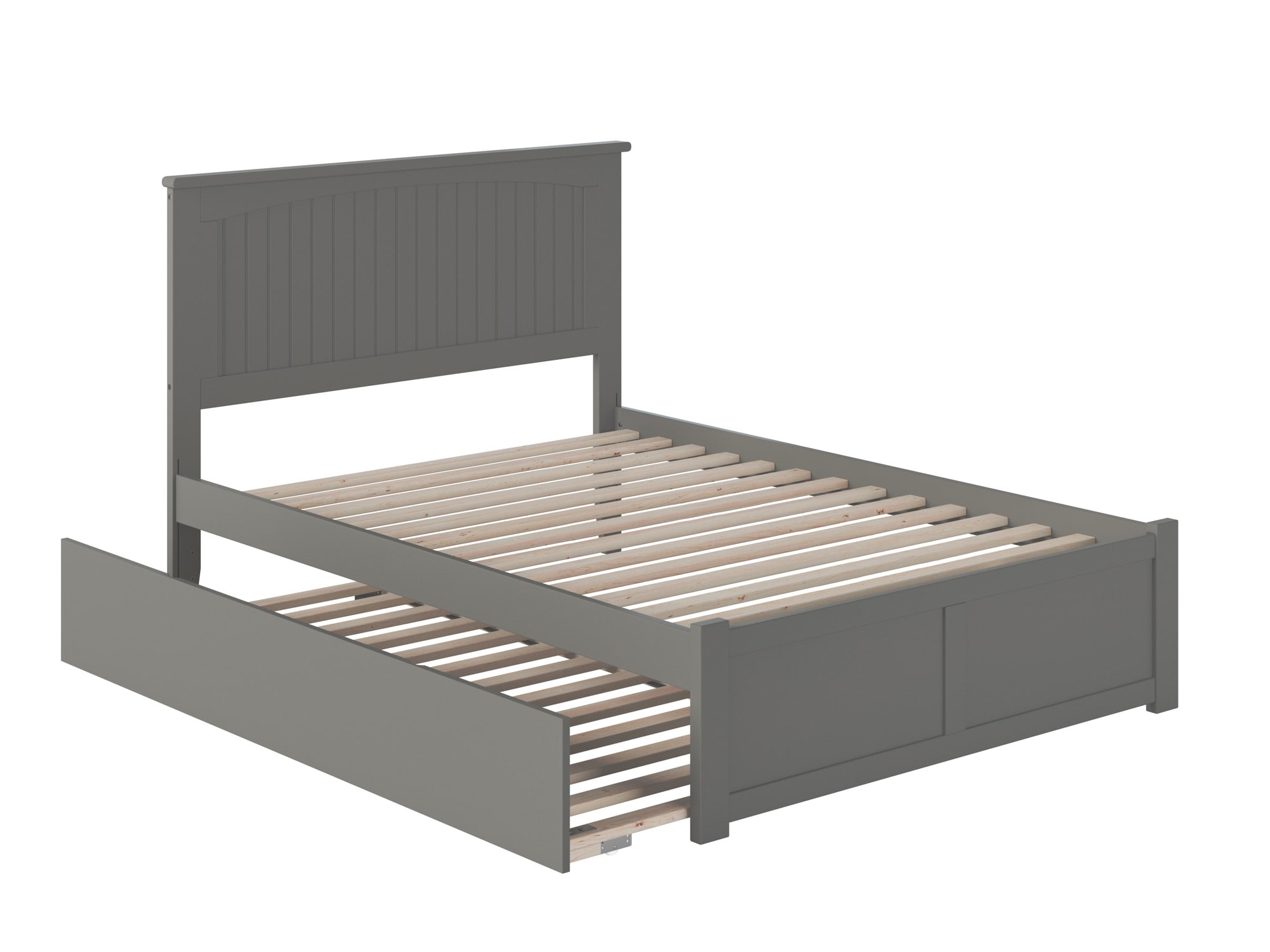 AFI Furnishings Gray King Wood Trundle Bed with USB Ports at Lowes.com