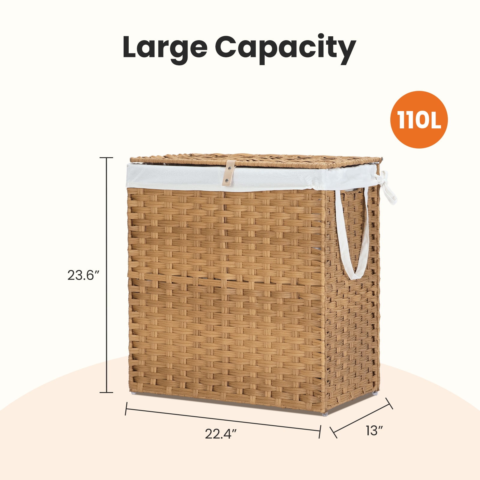Kahomvis MOCE-QPS4-913 Hamper-Baskets - View #3
