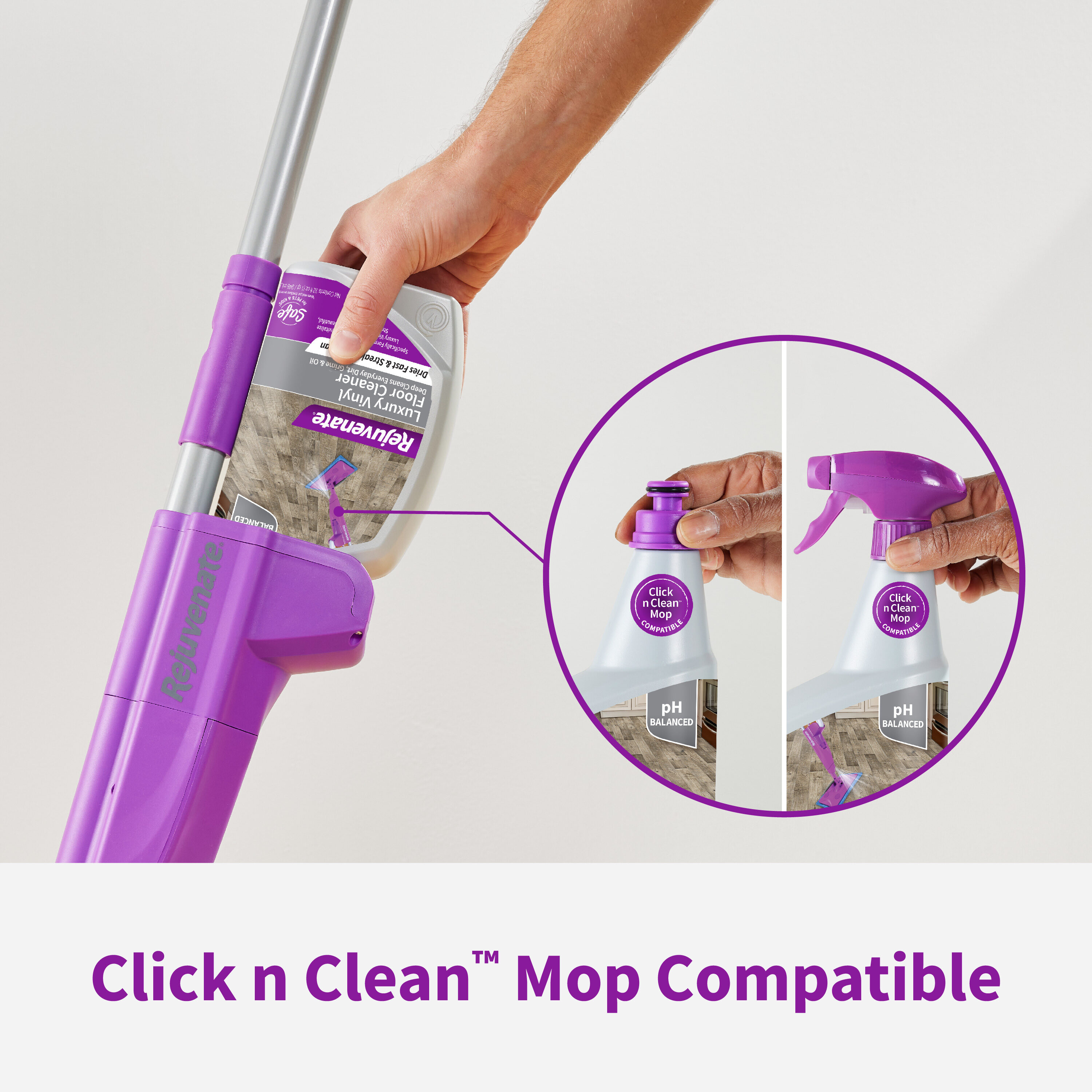 Rejuvenate Click N Clean Luxury Vinyl Spray Mop System 