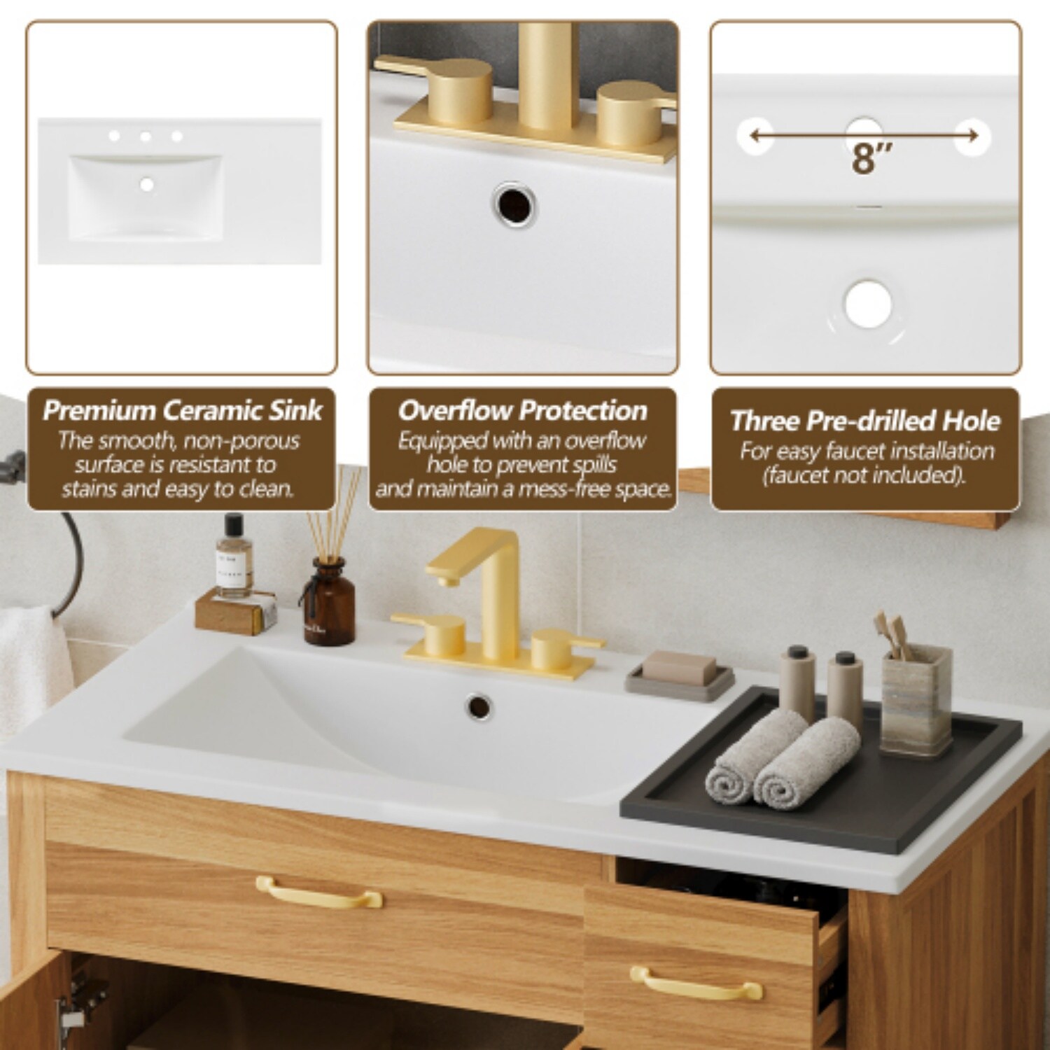 Dimakai DK-VT-24176N Bath-Vanity-Combo - View #6