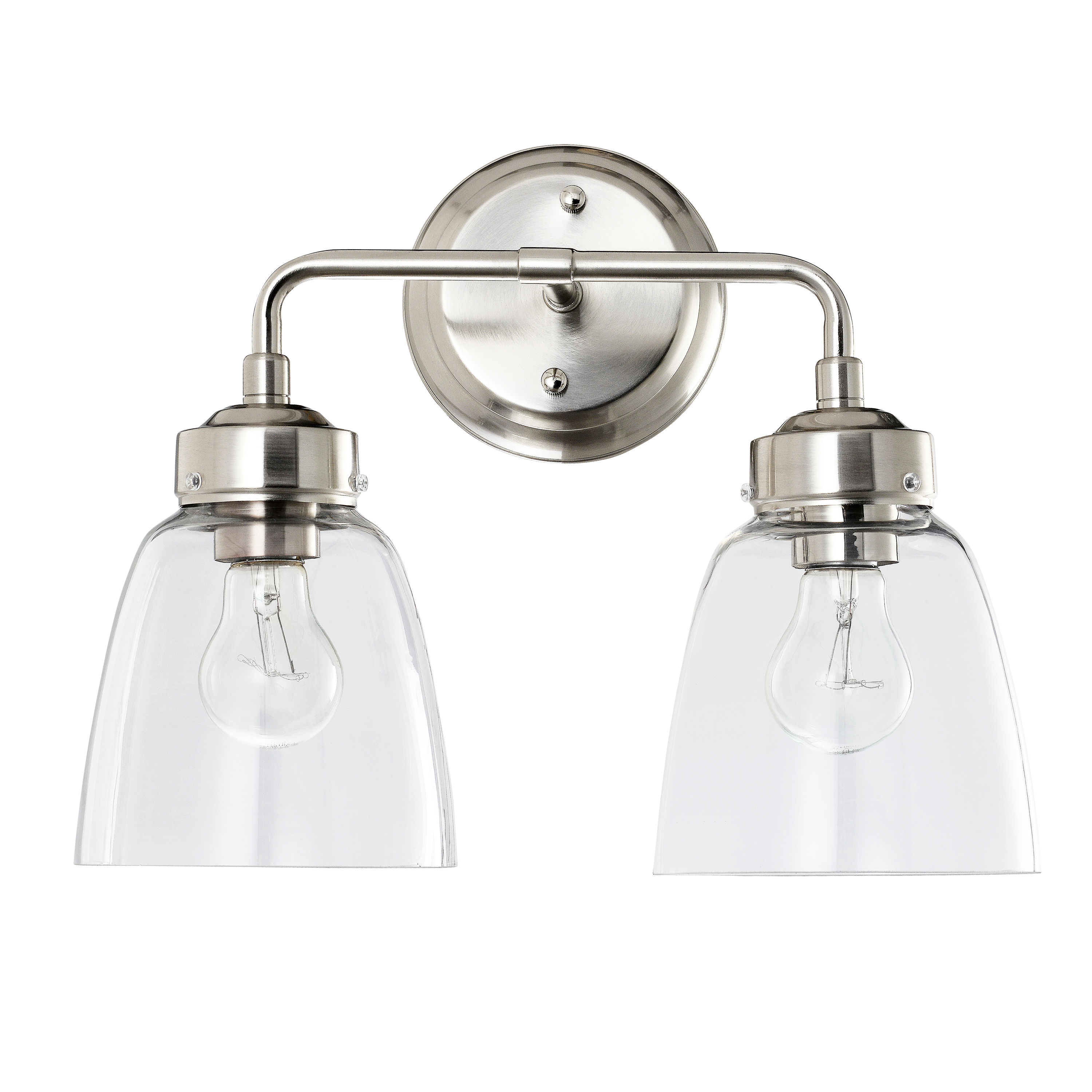 Varaluz 341B02SN Helena 14-in 2 -Light Satin Multiple colors Transitional Vanity light