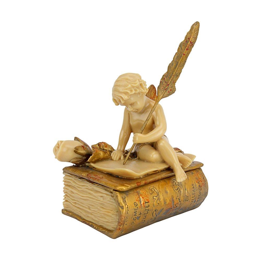Design Toscano PD2055 Gold Resin Casual Decorative box