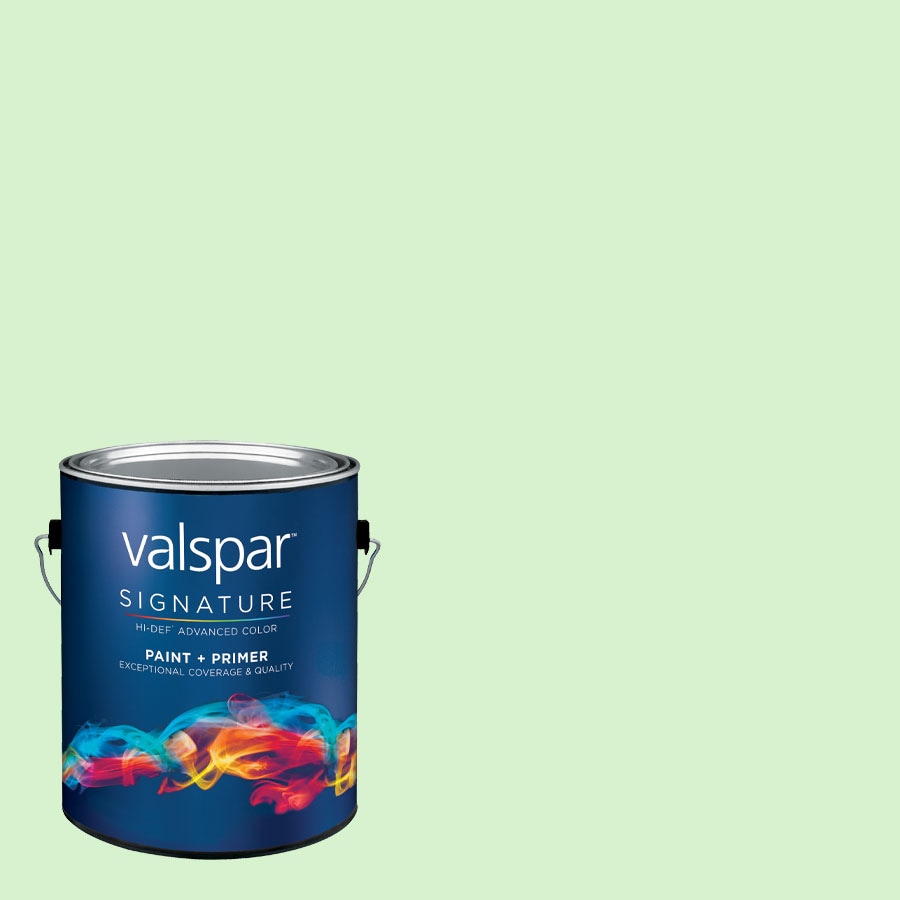 Creative Ideas for Color by Valspar CI174-CUCUMBER221389 Satin Cucumber Peel Pre-tinted Latex Interior Paint + Primer (1-Gallon)