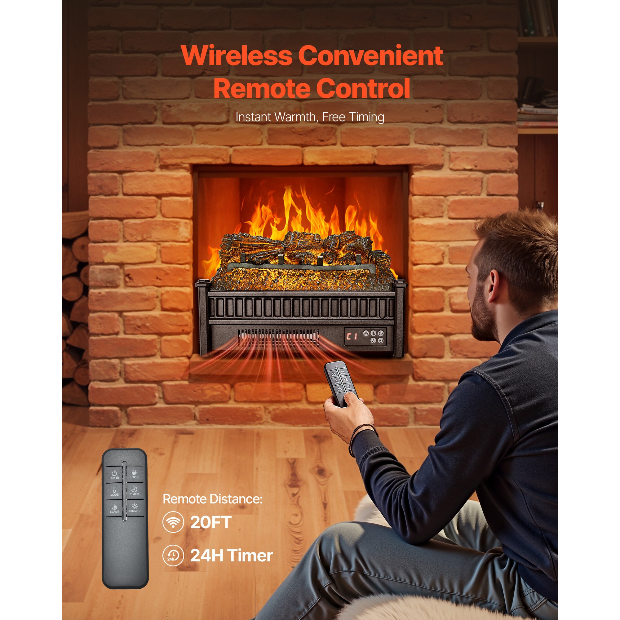 BABOOM BOM-127001-OR Electric-Fireplaces - View #3