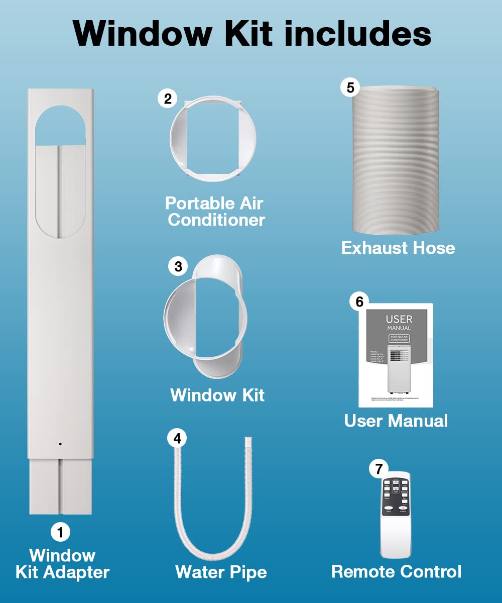 COWSAR A5407-10K Portable-Air-Conditioners - View #8