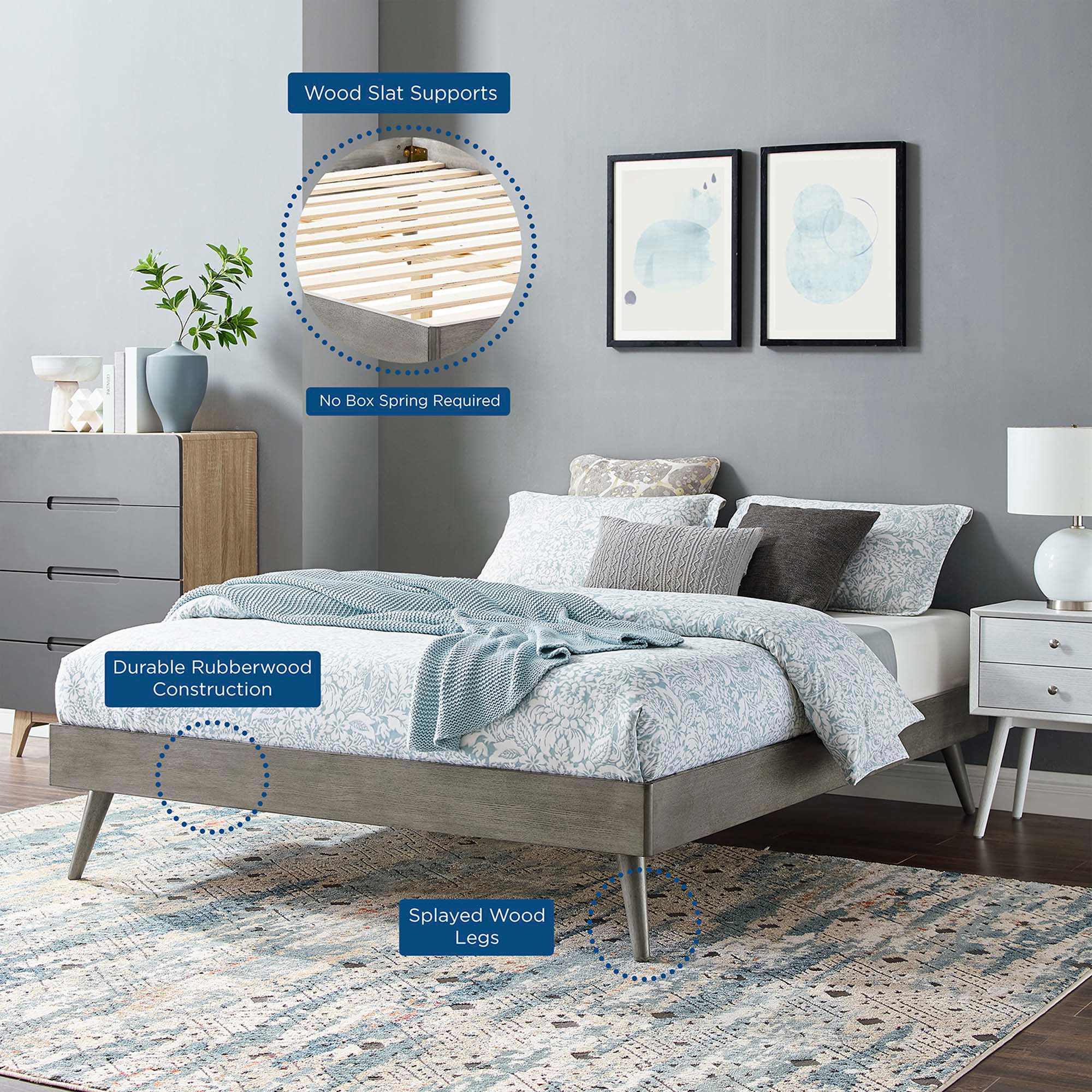 Modway MOD-6230-GRY beds - View #3