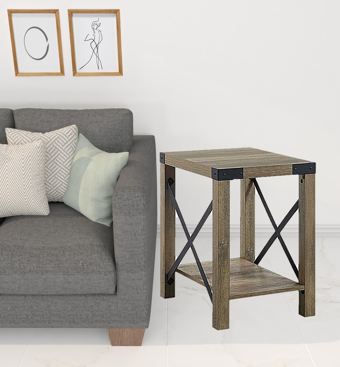 HomeRoots 4000486416 End-Tables - View #2