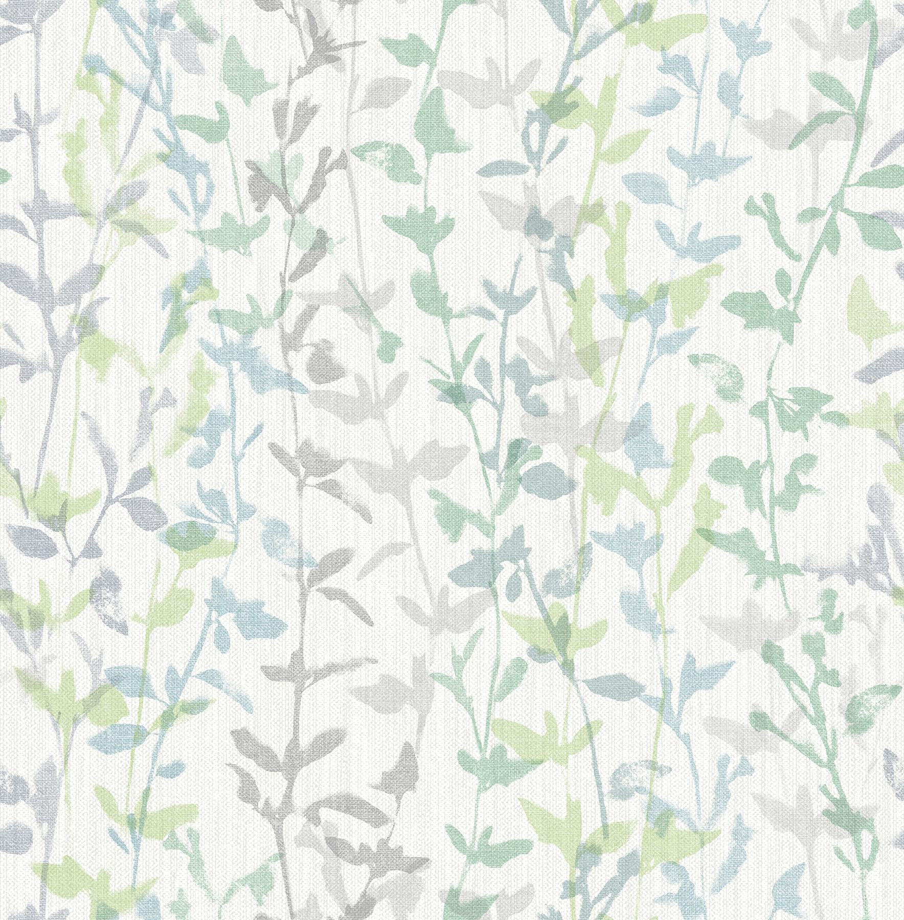 Scott Living 2964-25937 56.4-Sq. Feet Green Non-woven Textured Trail 3D Unpasted Wallpaper