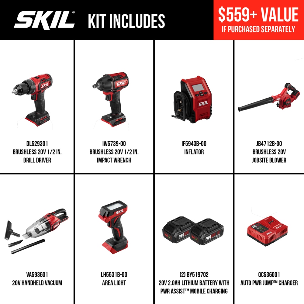 SKIL CB7489B-20 Combo-Kits - View #2