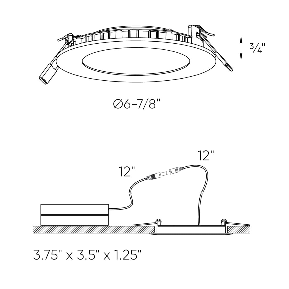 DALS Lighting SM-PNL6WH Led-Retrofit-Downlight - View #2
