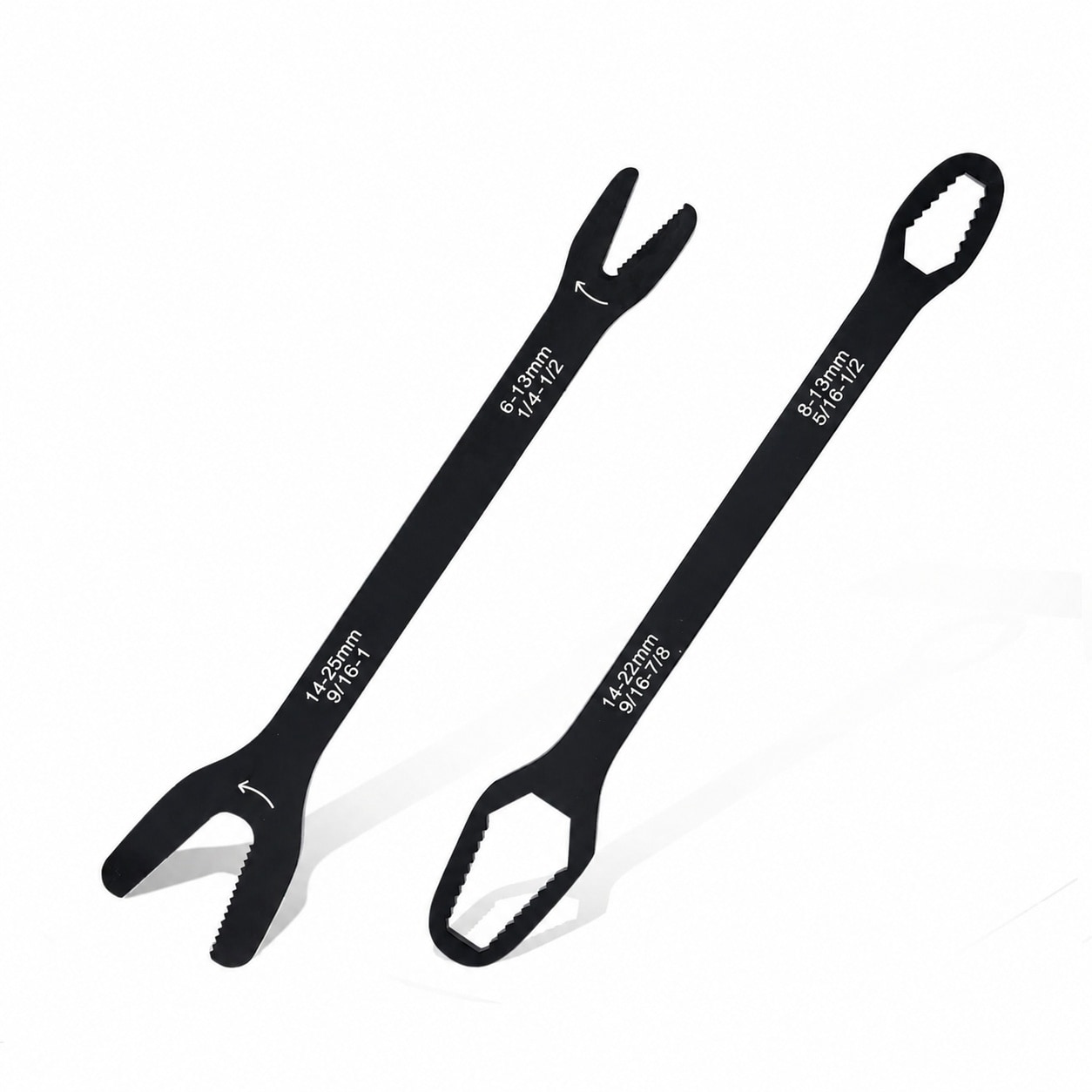 DYRCJ Universal Wrench Set SAE and Metric 38 Sizes 2 Piece Durable Carbon Steel Ergonomic Long Handle for Home Car Bicycle Motorcycle Repair #LDY0716E060