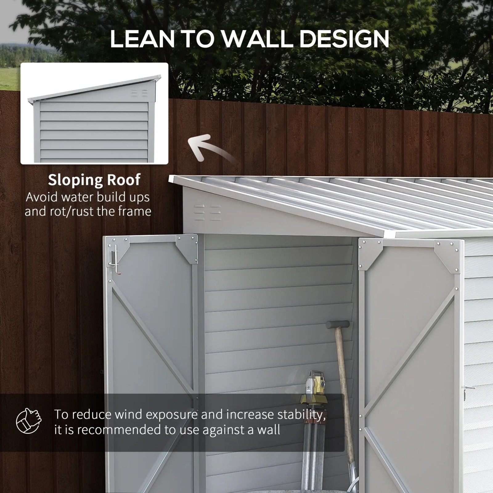 Flynama G-3971S00067 Metal-Storage-Buildings-Sheds - View #4