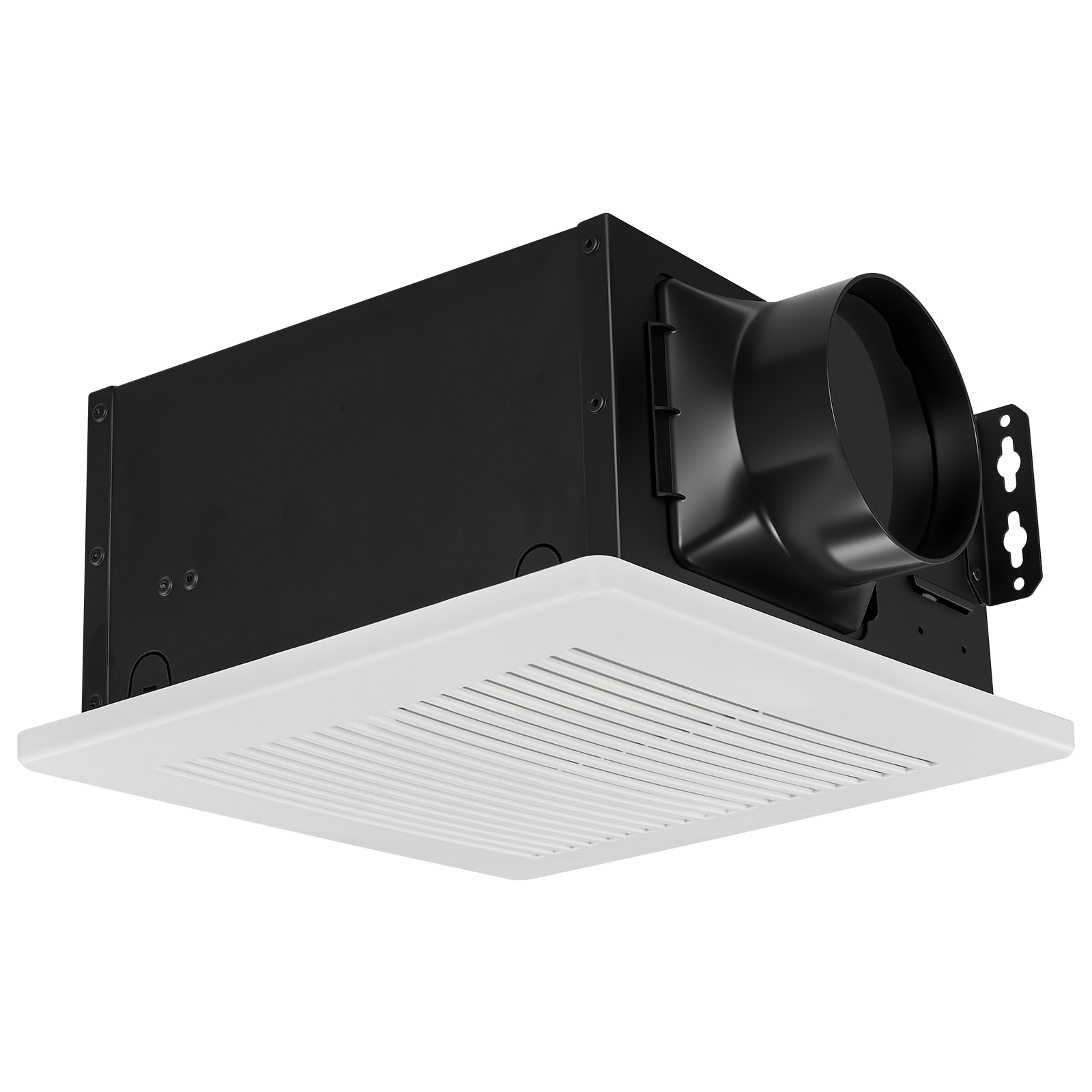 VEVOR Bathroom Exhaust Fan 50-80-110 CFM Bathroom Vent Low-Noise Premium Motor Ceiling Fan Standard 4-inch Duct Interface for Laundry Room Storage Room Home Ventilation White #SCWDYSPQS50816234V6