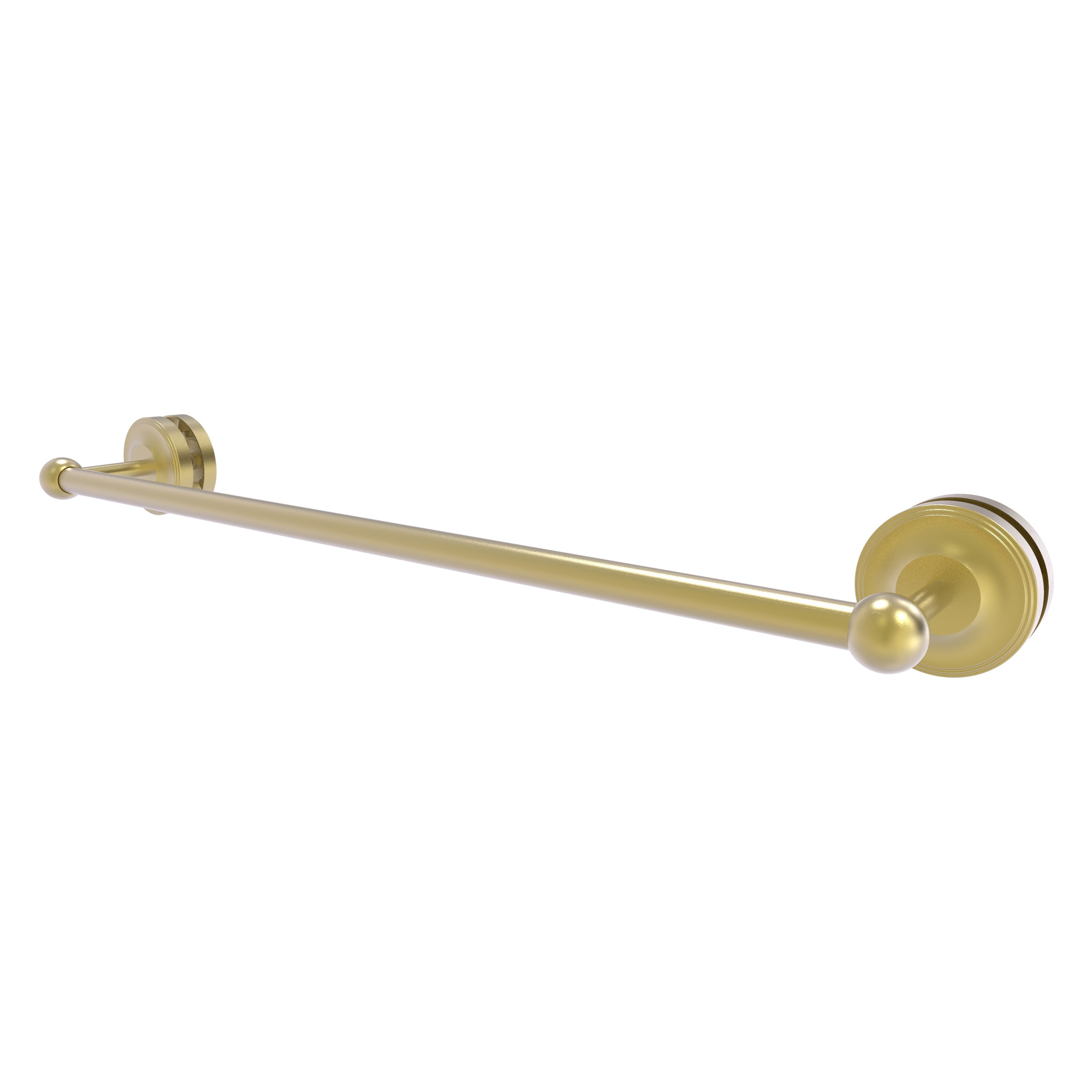 Allied Brass PR-41-SM-24-SBR Prestige Regal 24-in Satin Brass Wall mount Single Towel Bar