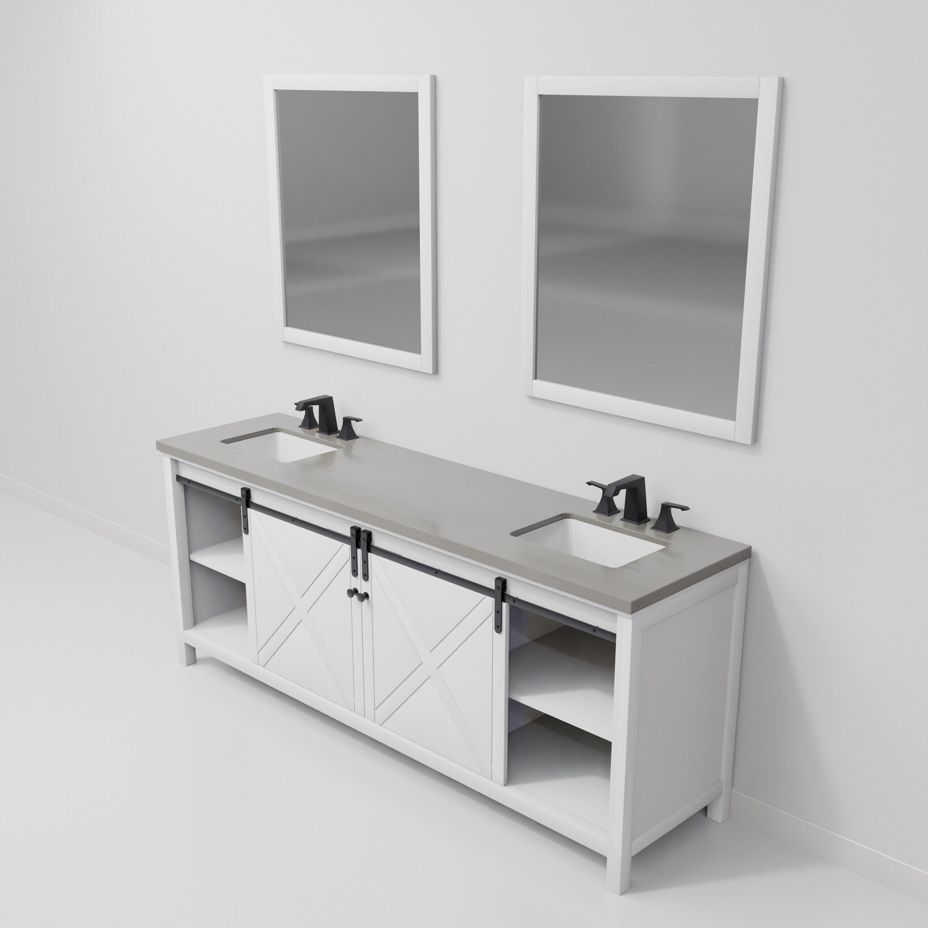 Lexora LM342284DAASM34F Bath-Vanity-Combo - View #8