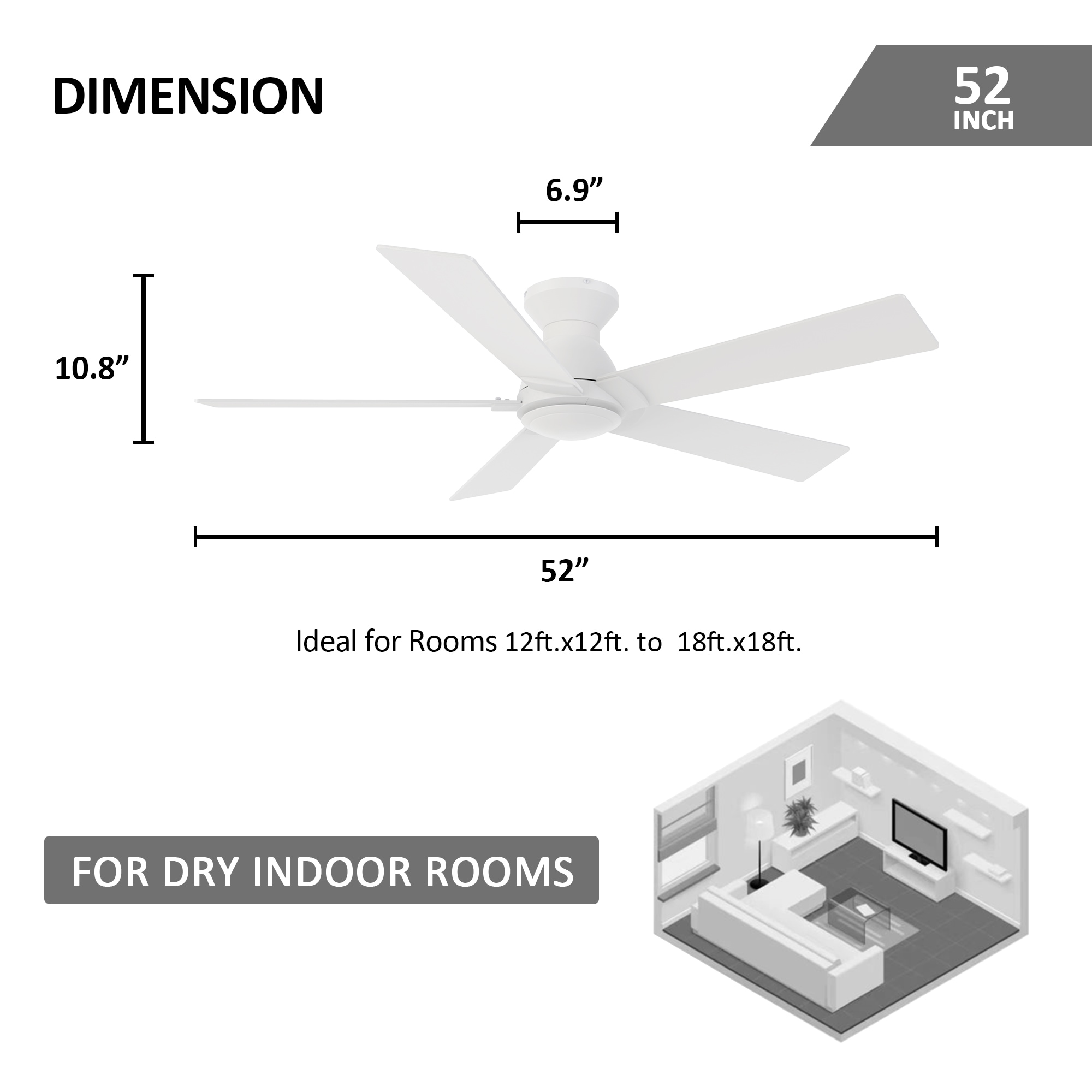 CARRO USA LCFR525J1-N10-W1-FM Ceiling-Fans - View #8