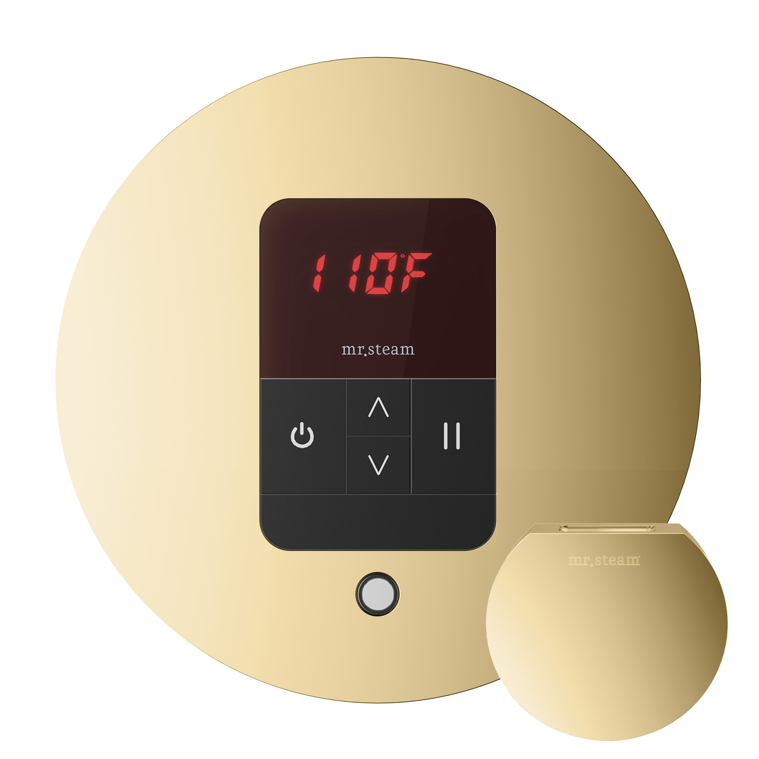 Mr. Steam MSITEMPORD-PB 120-Watt Polished Brass Steam control unit