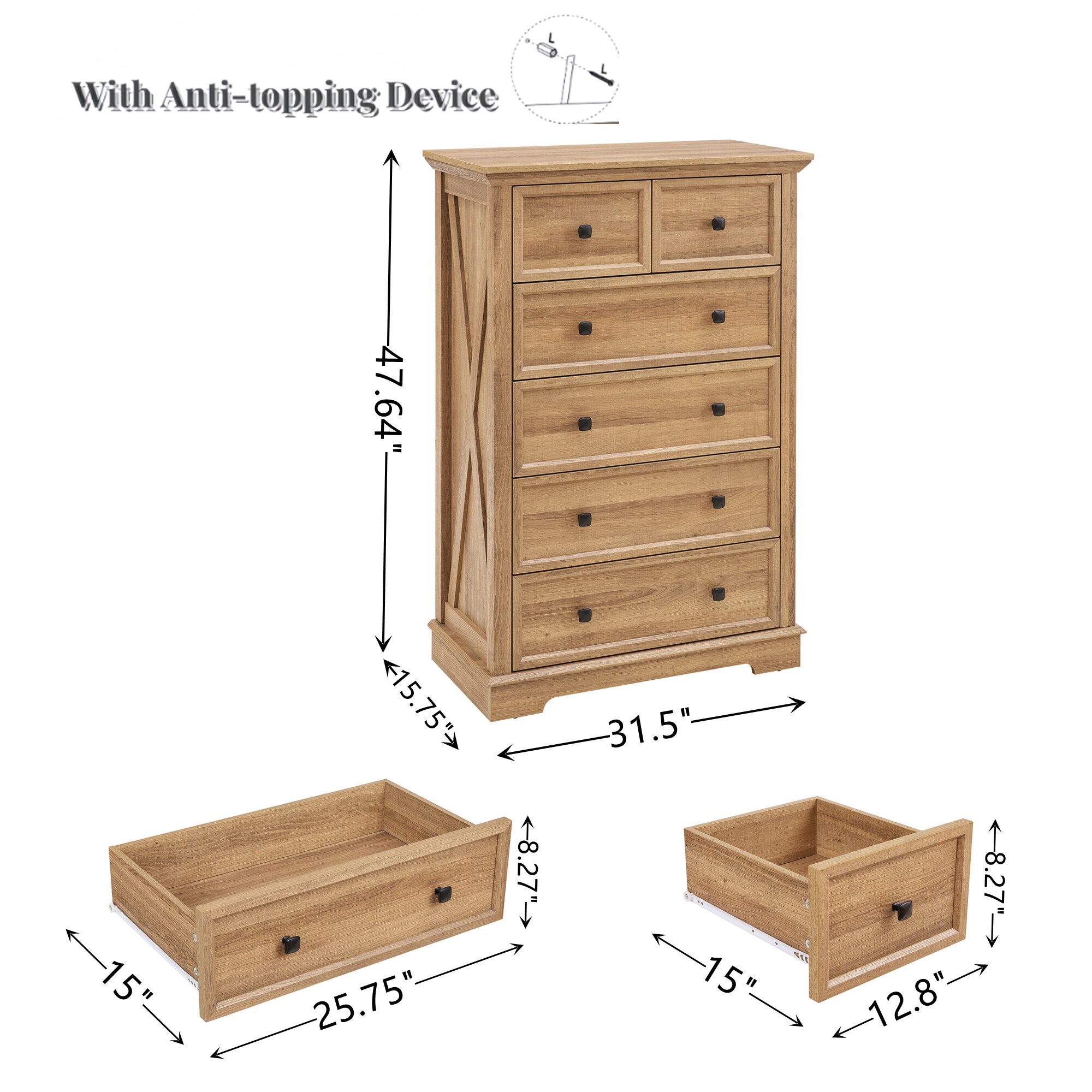 SINOFURN SYC500026BN dressers - View #9