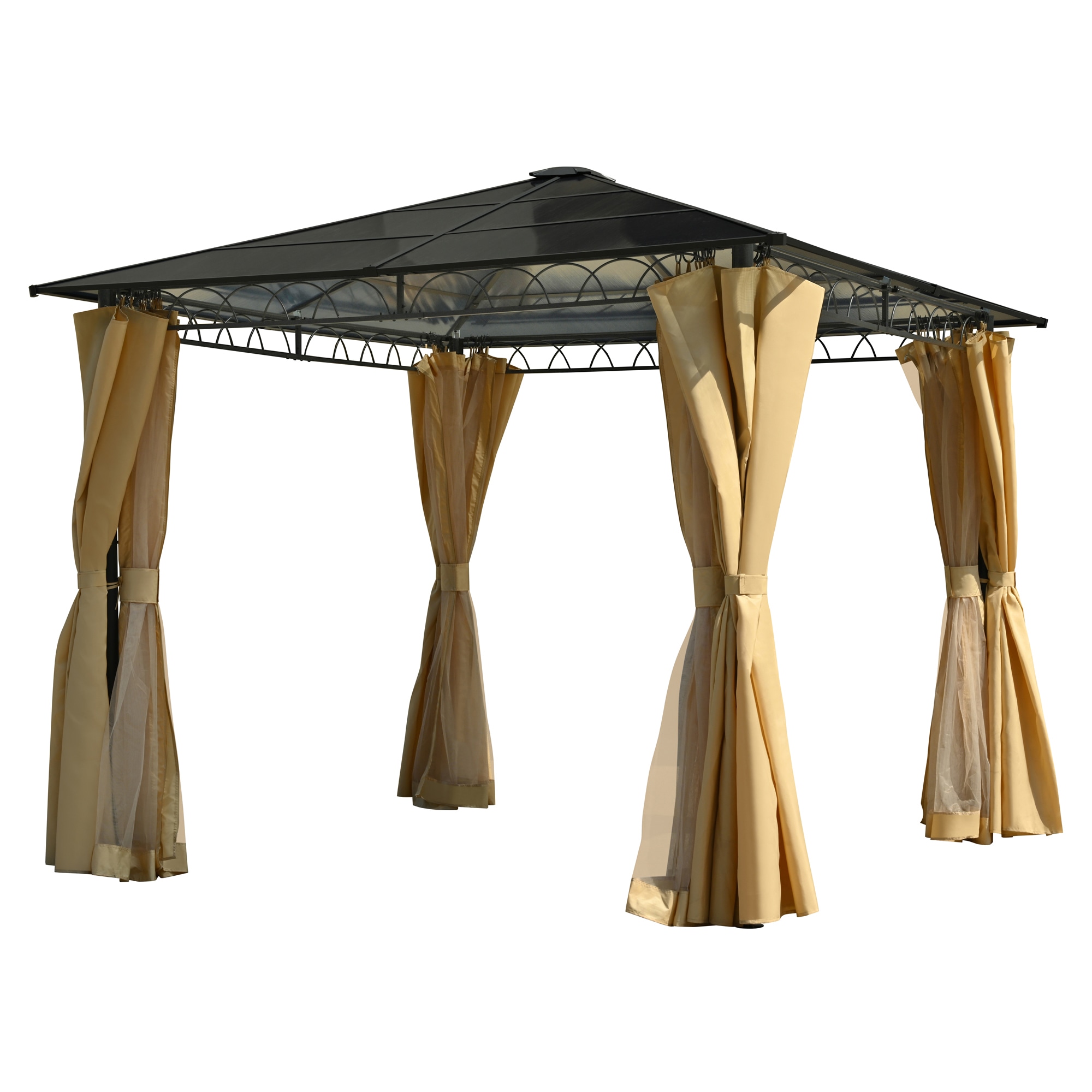 SINOFURN SYA010483BG Wood-Resin-Gazebos - View #20