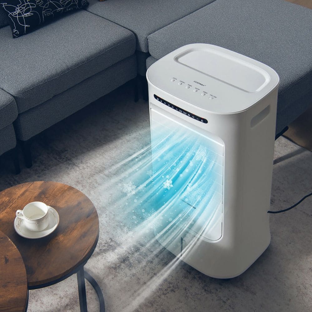 JUSHUA 4-in-1 Portable Evaporative Air Cooler with Timer and 3 Modes