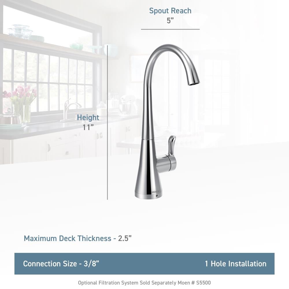 Moen Sip Transitional Oil Rubbed Bronze Single Handle High-arc Kitchen ...