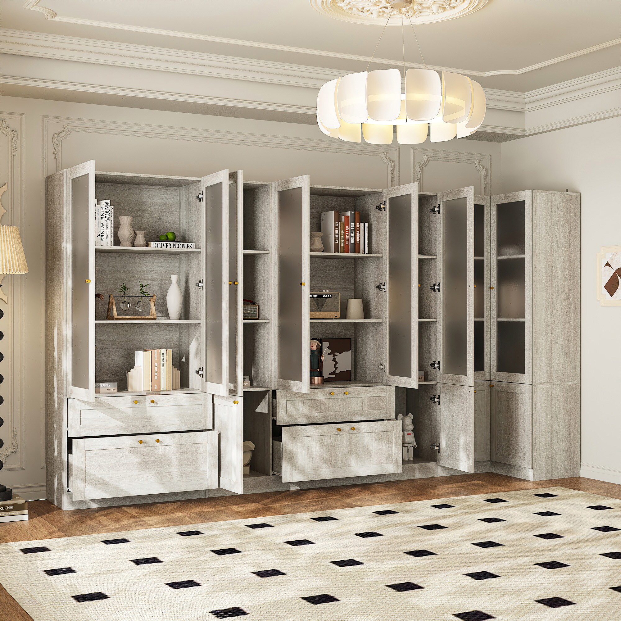 FUFU&GAGA KF020521+522-01AB+23 bookcases - View #4