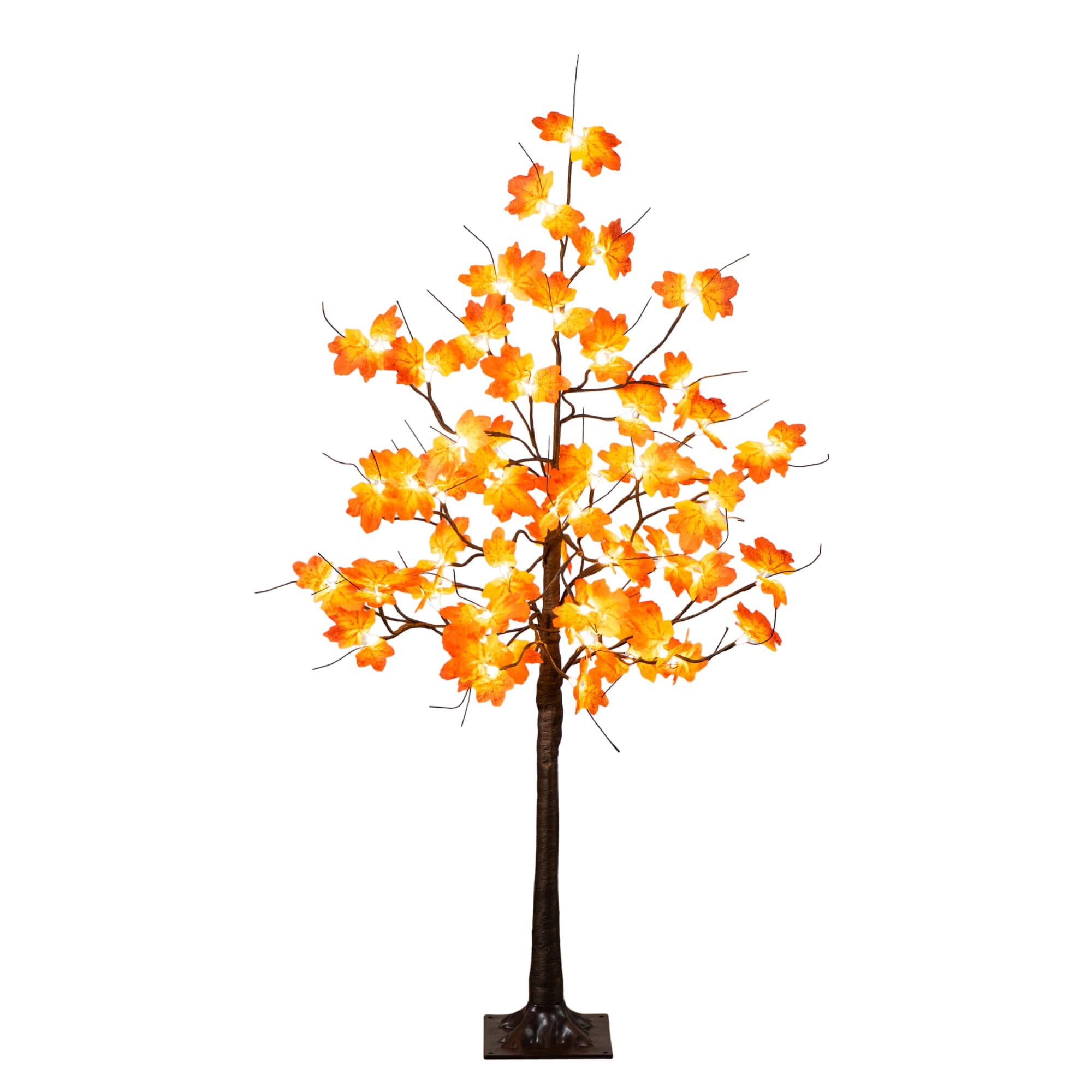 48-in Lighted Harvest Artificial tree Tree
