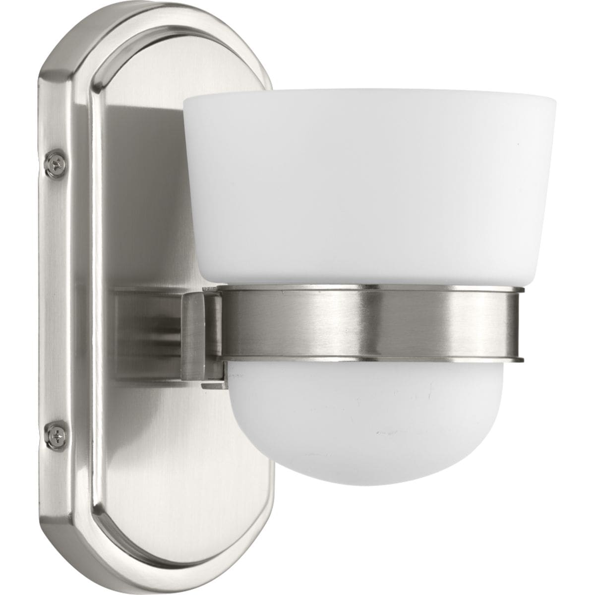 Progress Lighting P300076-009 Index 6.13-in 1 -Light Brushed Nickel Modern/contemporary Vanity light