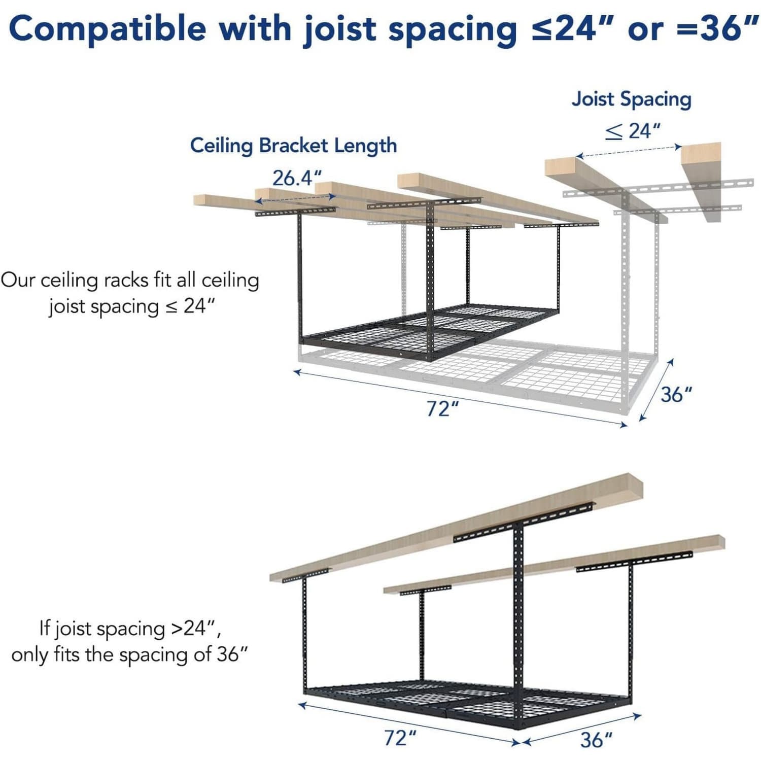 Angel Sar L5MMA68GS24 Free-Standing-Shelving - View #4