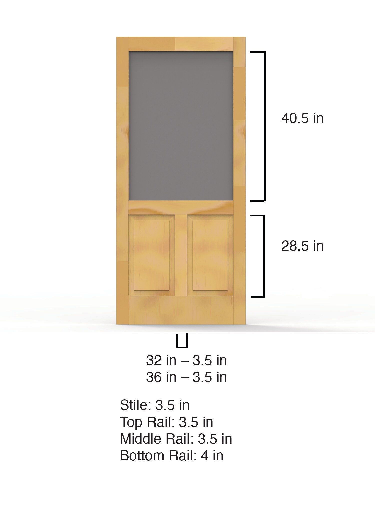 Screen Tight WPNR36 Screen-Doors - View #3