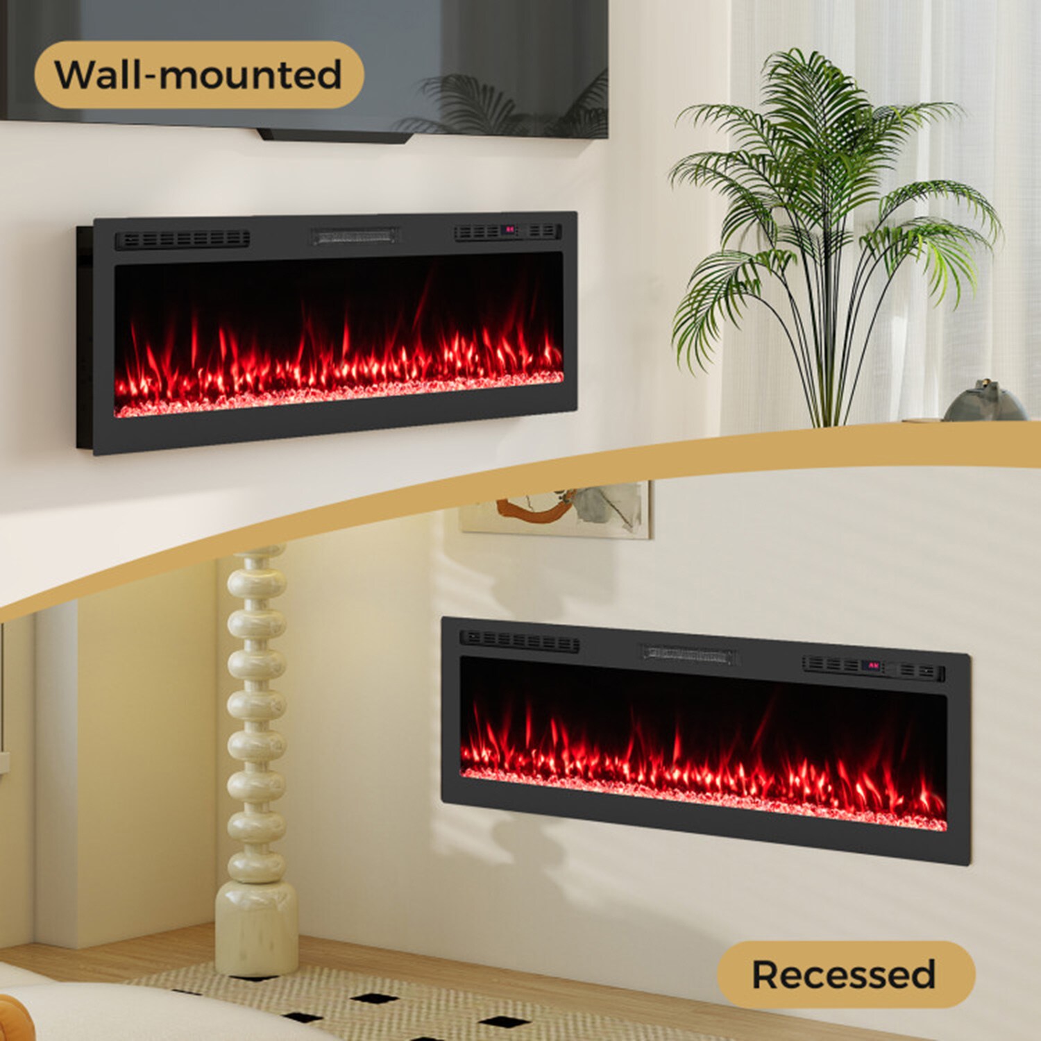 Mondawe MO-11031US60 Electric-Fireplaces - View #8