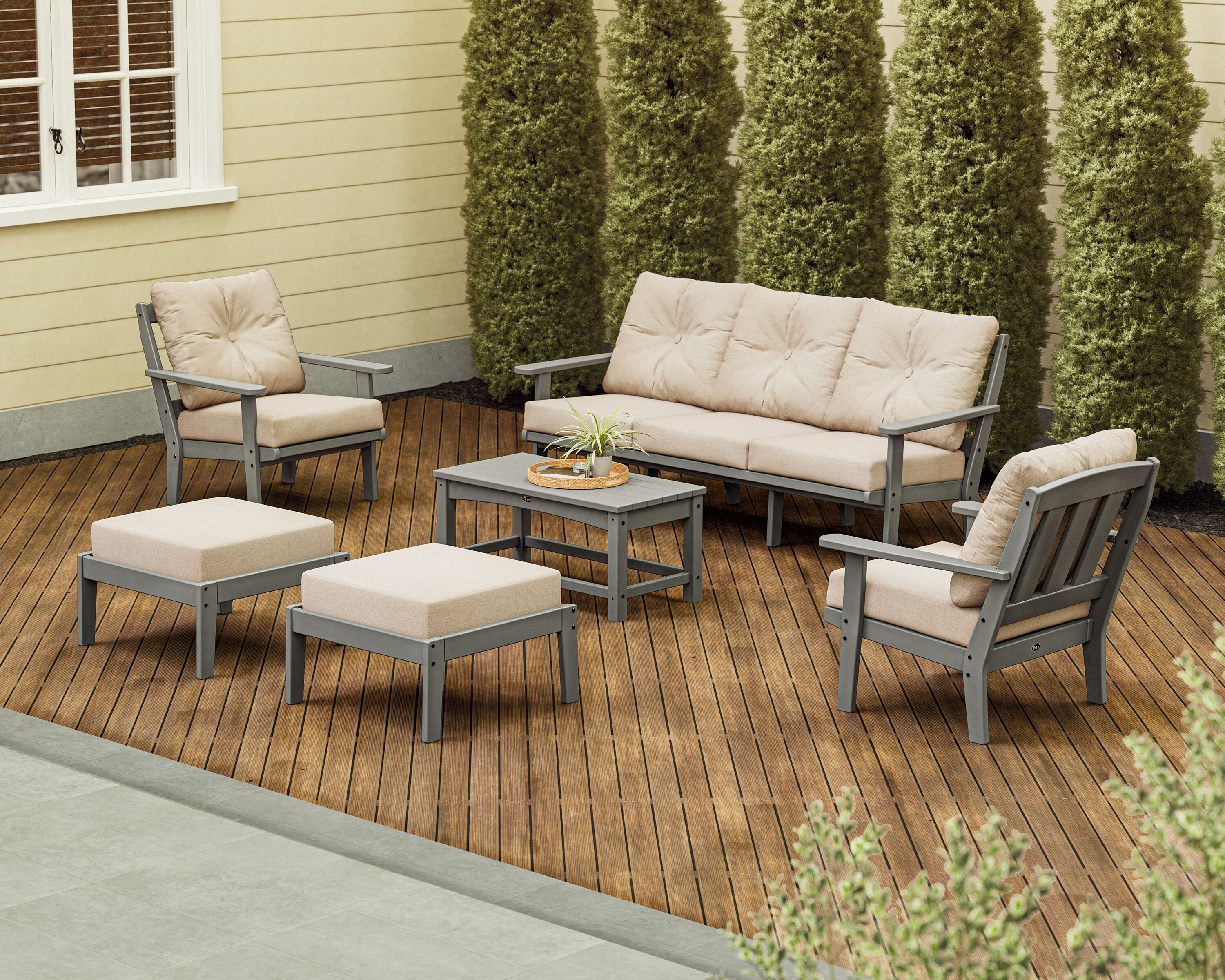 Trex Outdoor Furniture TXT1836SS Patio-Tables - View #4