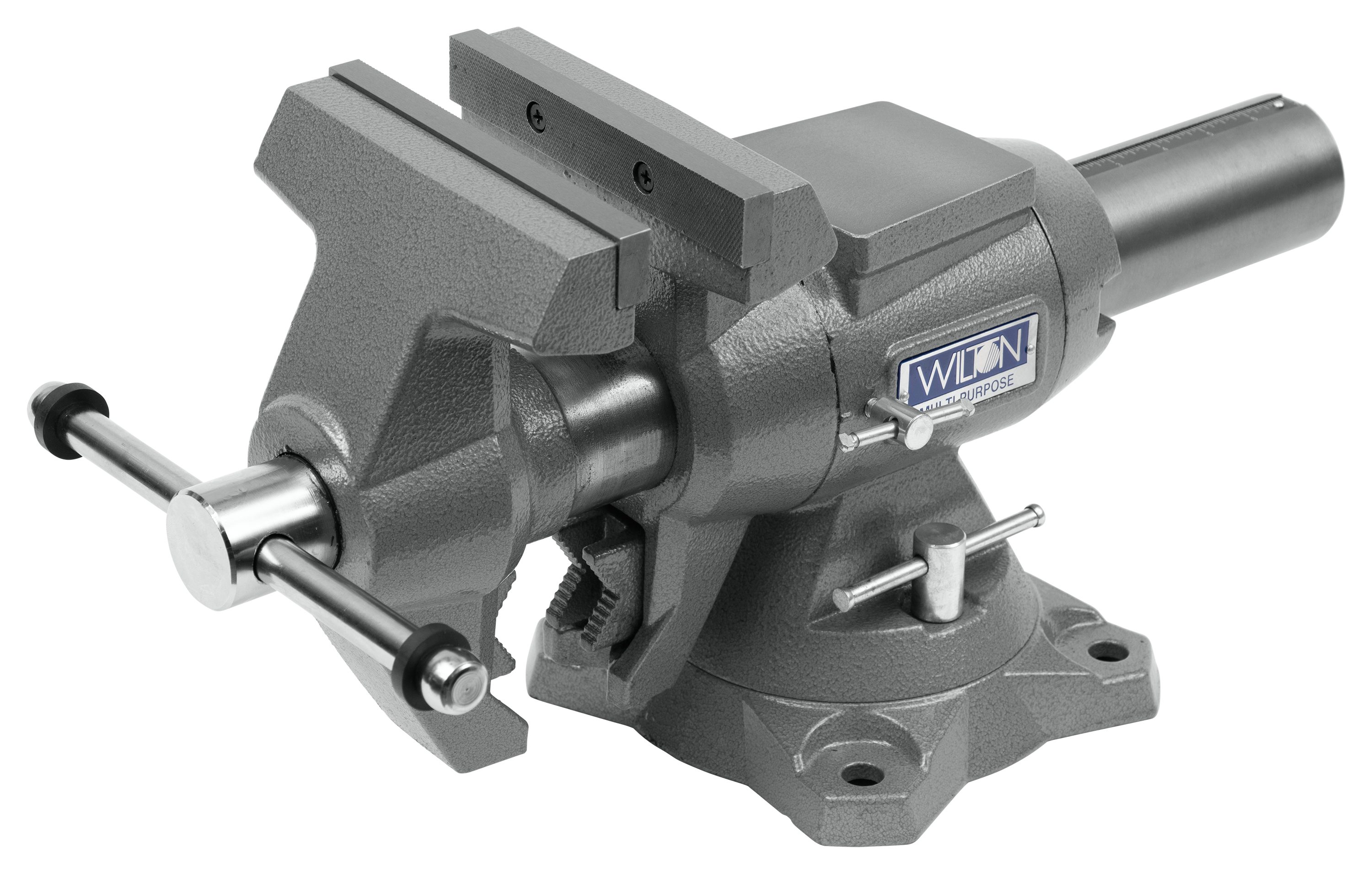 Wilton 6-1/2-in Bench Vise, 6-in Jaw Opening, 3.025-in Throat Depth, Cast Iron Construction, Gray Finish 28845 Sansujyuku sansujyuku.com