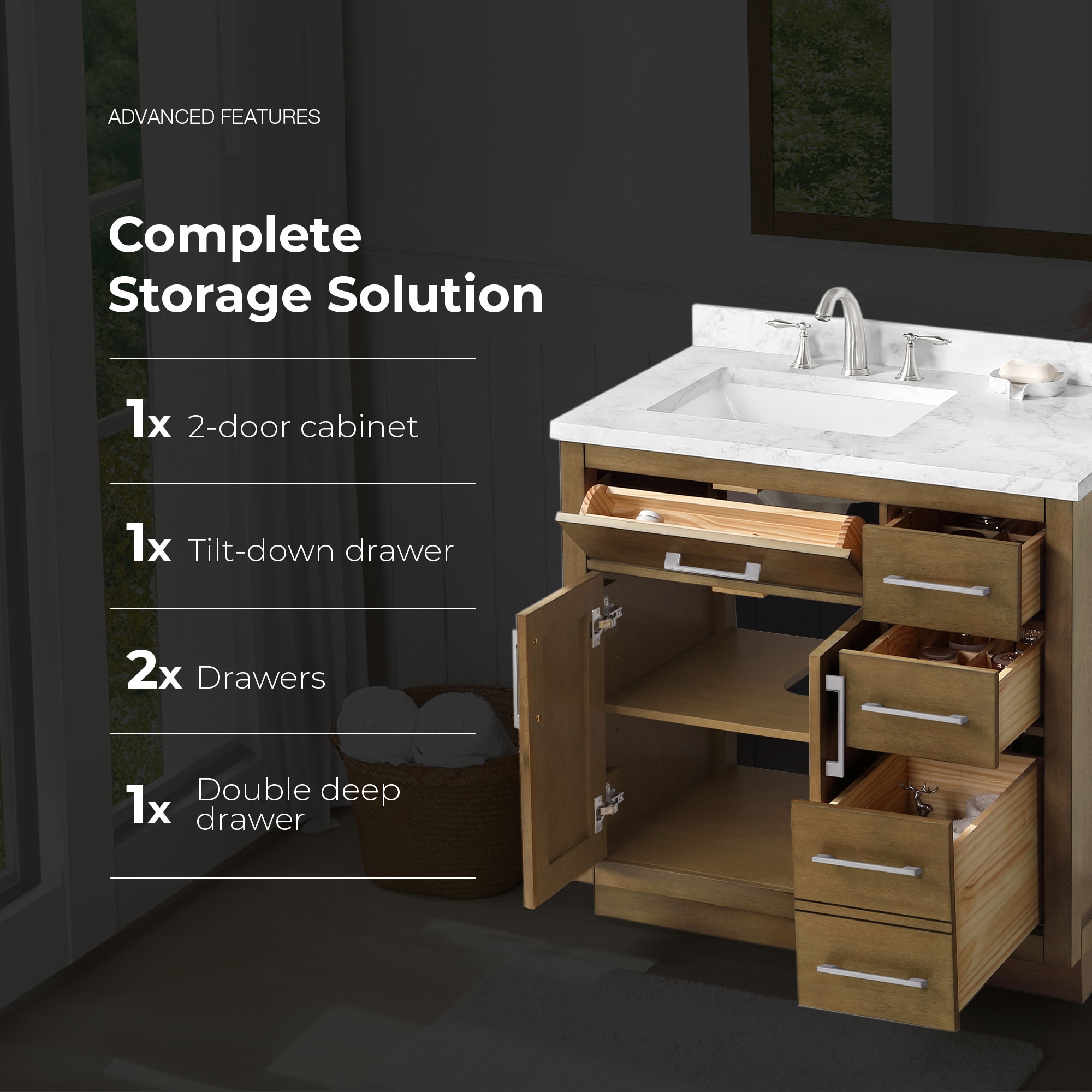 OVE Decors 15VVAR-ATHE36-059 Bath-Vanity-Combo - View #11