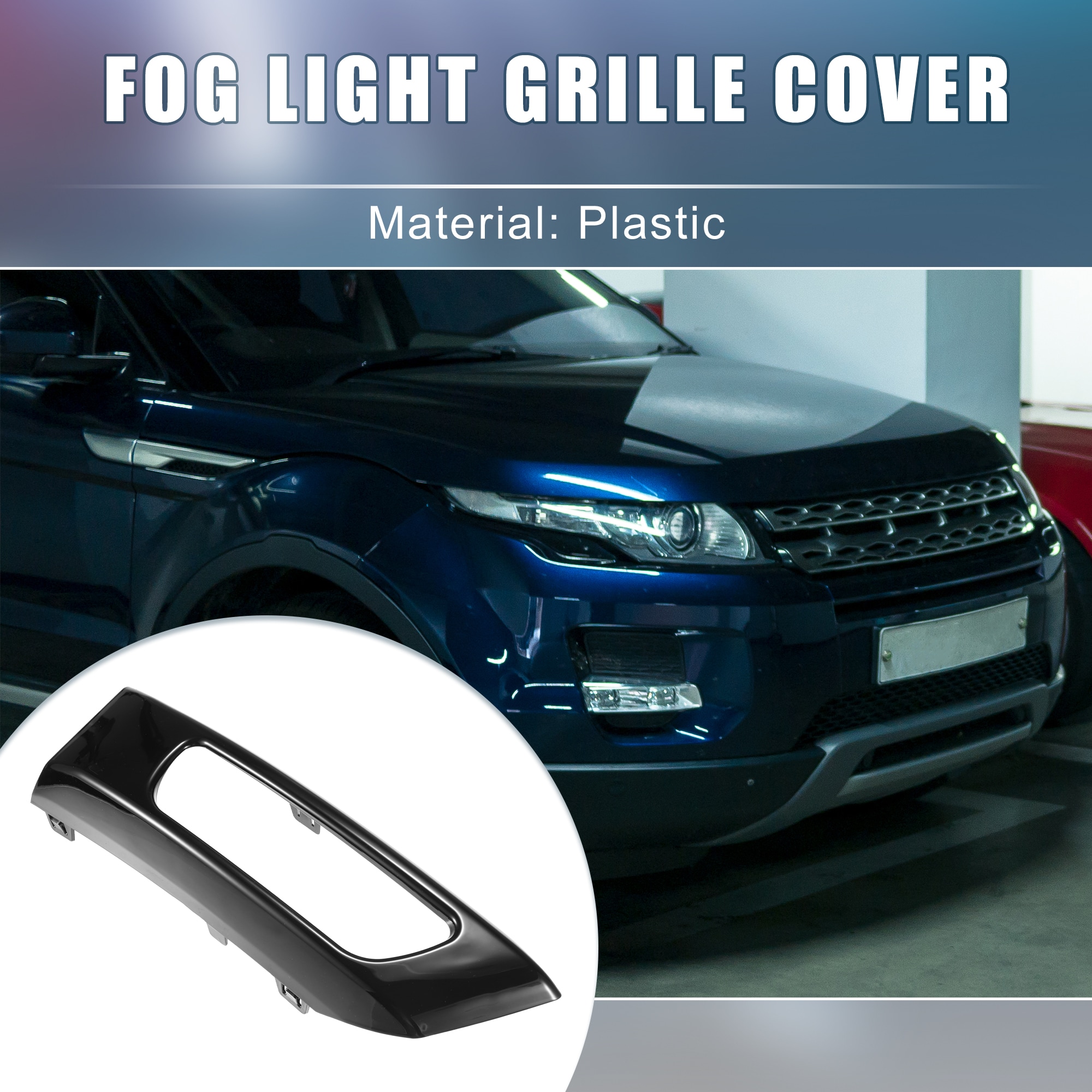 Unique Bargains Left Right Side Fog Light Grille Cover Trim for Range ...