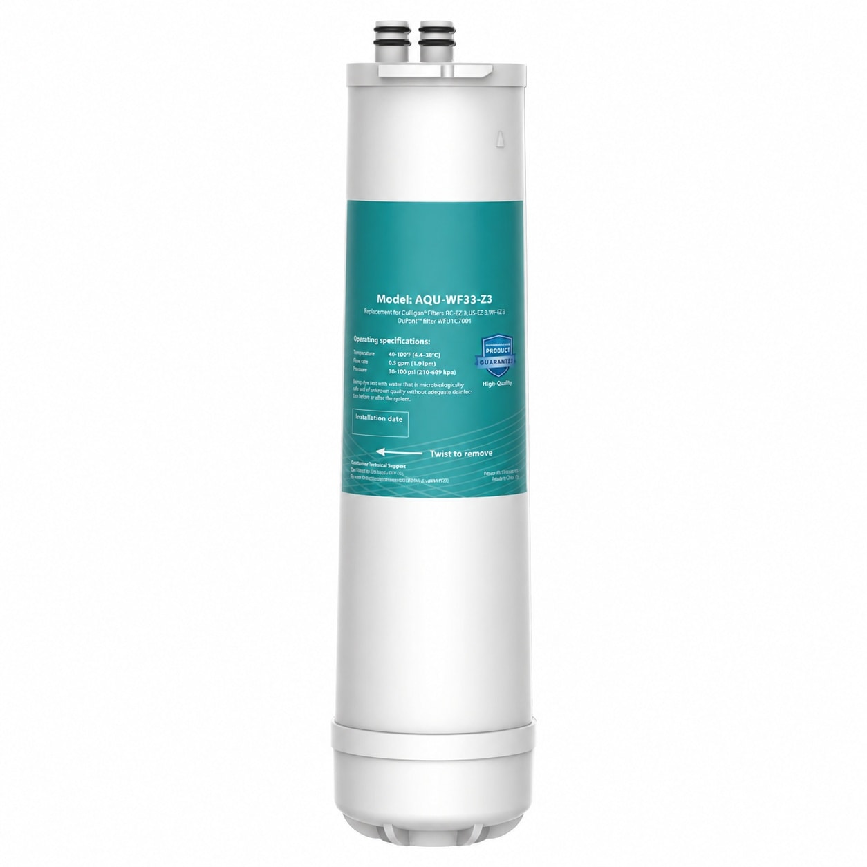 LILILIAN FMY  AQUACREST RC 3 EZ Change Premium Under Sink Water Filter Replacement for Culligan EZ Change Water Filter Systems RC EZ 3 IC EZ 3 US