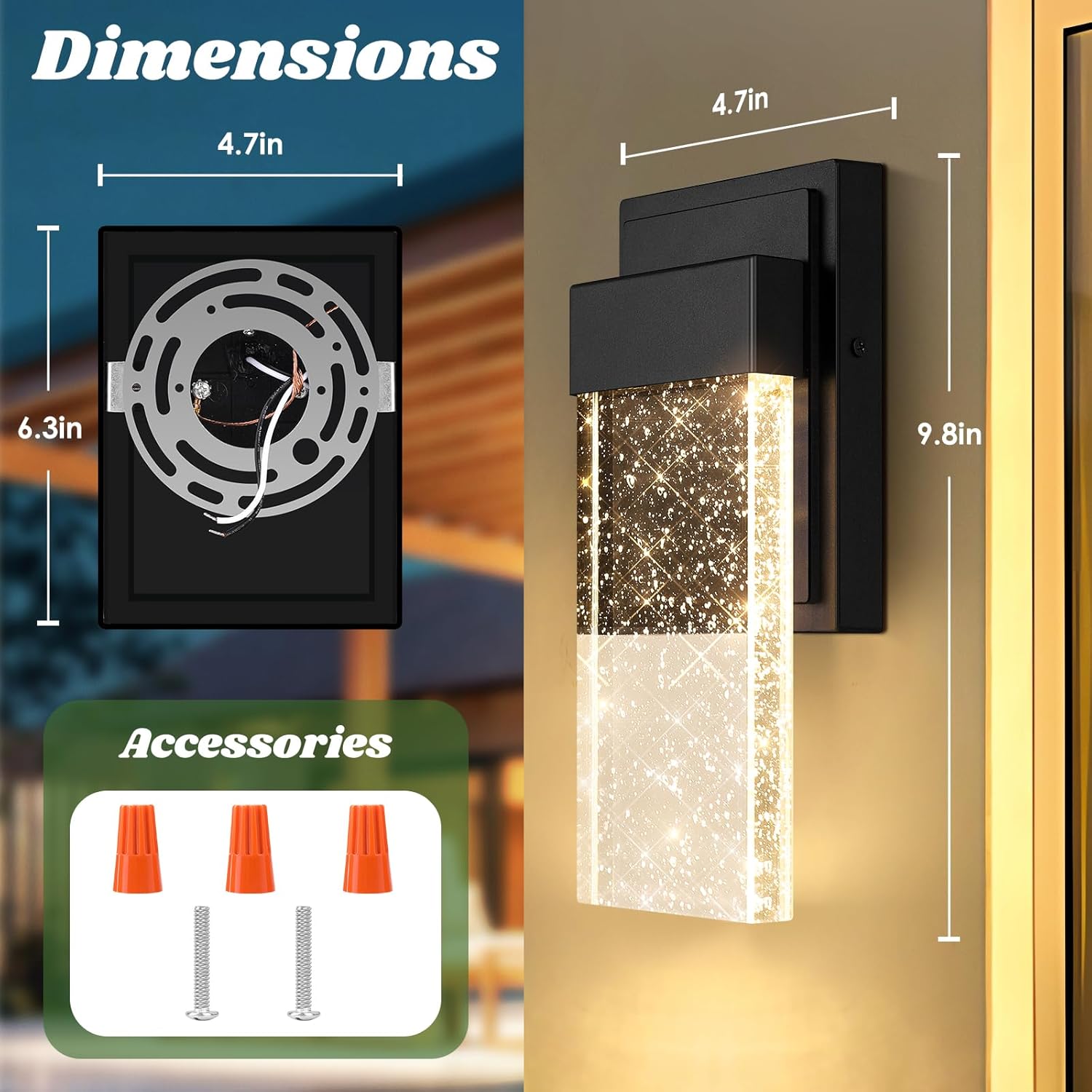 Nordic Hygge ZL-WL-305-2-BK-2 Outdoor-Wall-Lighting - View #6