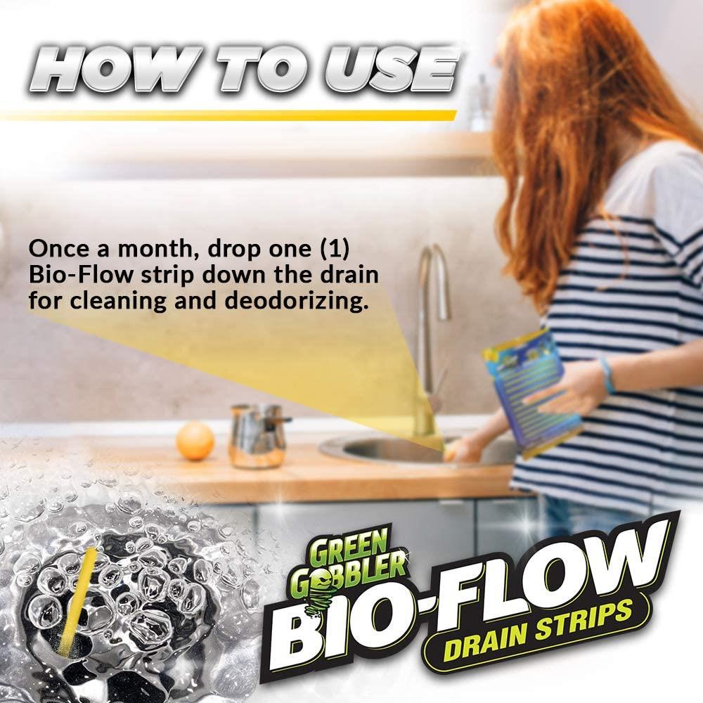 Green Gobbler Bio-Flow 1.47 Oz. Drain Cleaner Strips (12-Pack